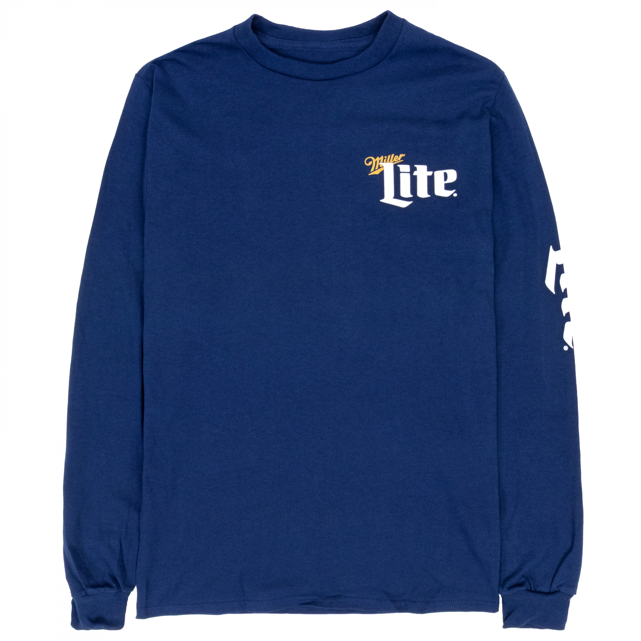 Miller Lite The Original Lite Front and Back Print Long-Sleeve Shirt