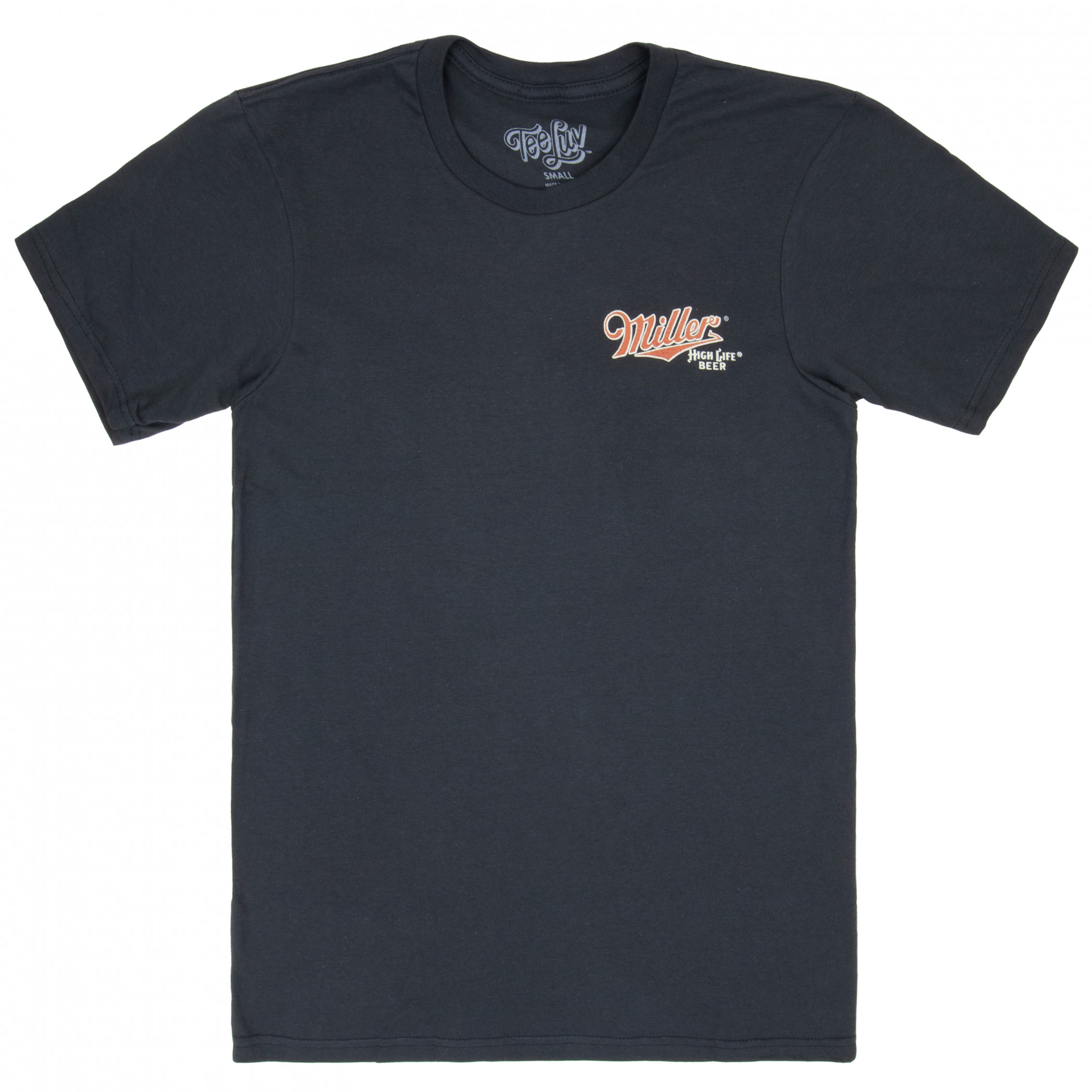 Miller High Life Beer Front and Back Print T-Shirt