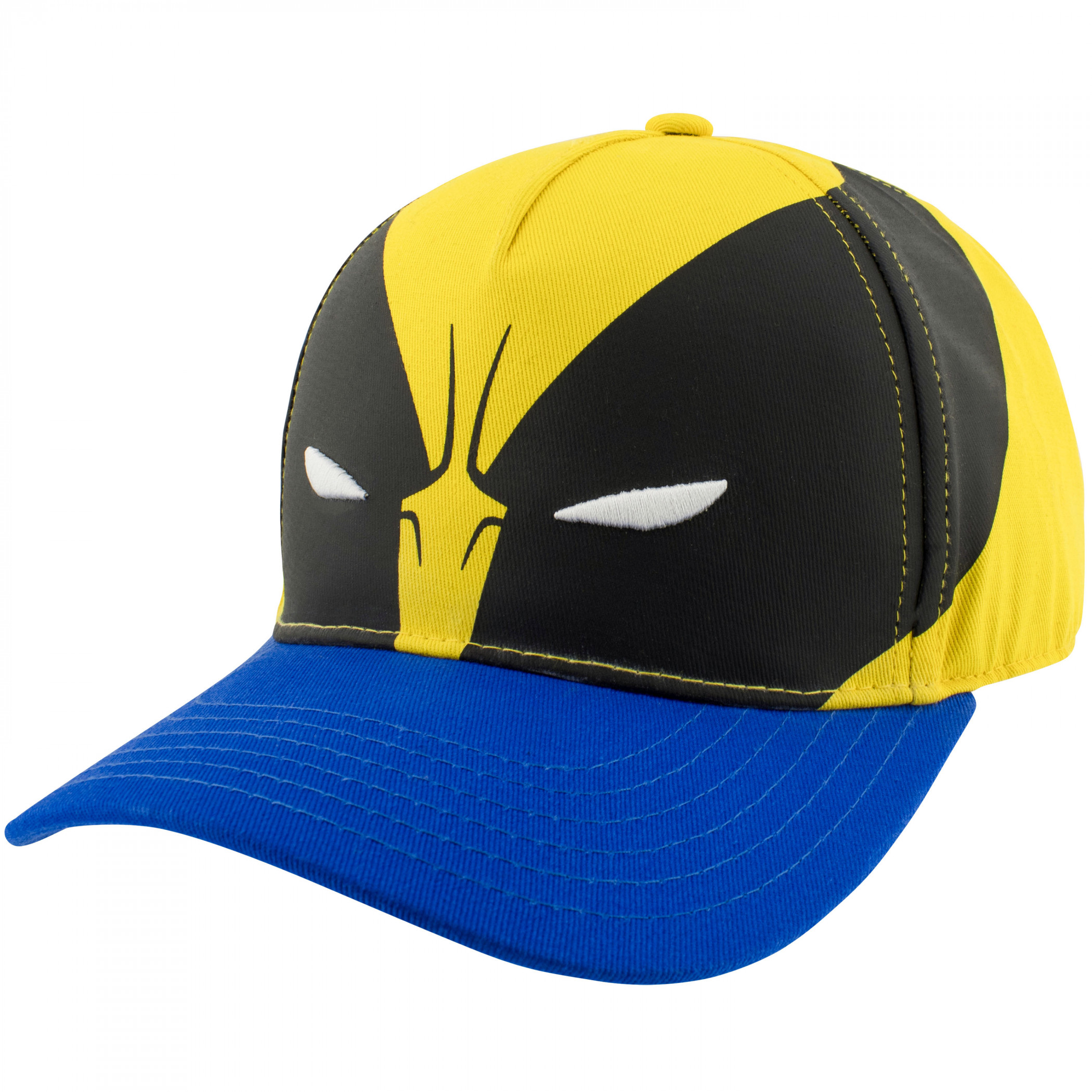 Wolverine Mask X-Men Snapback Hat, Multi-Color