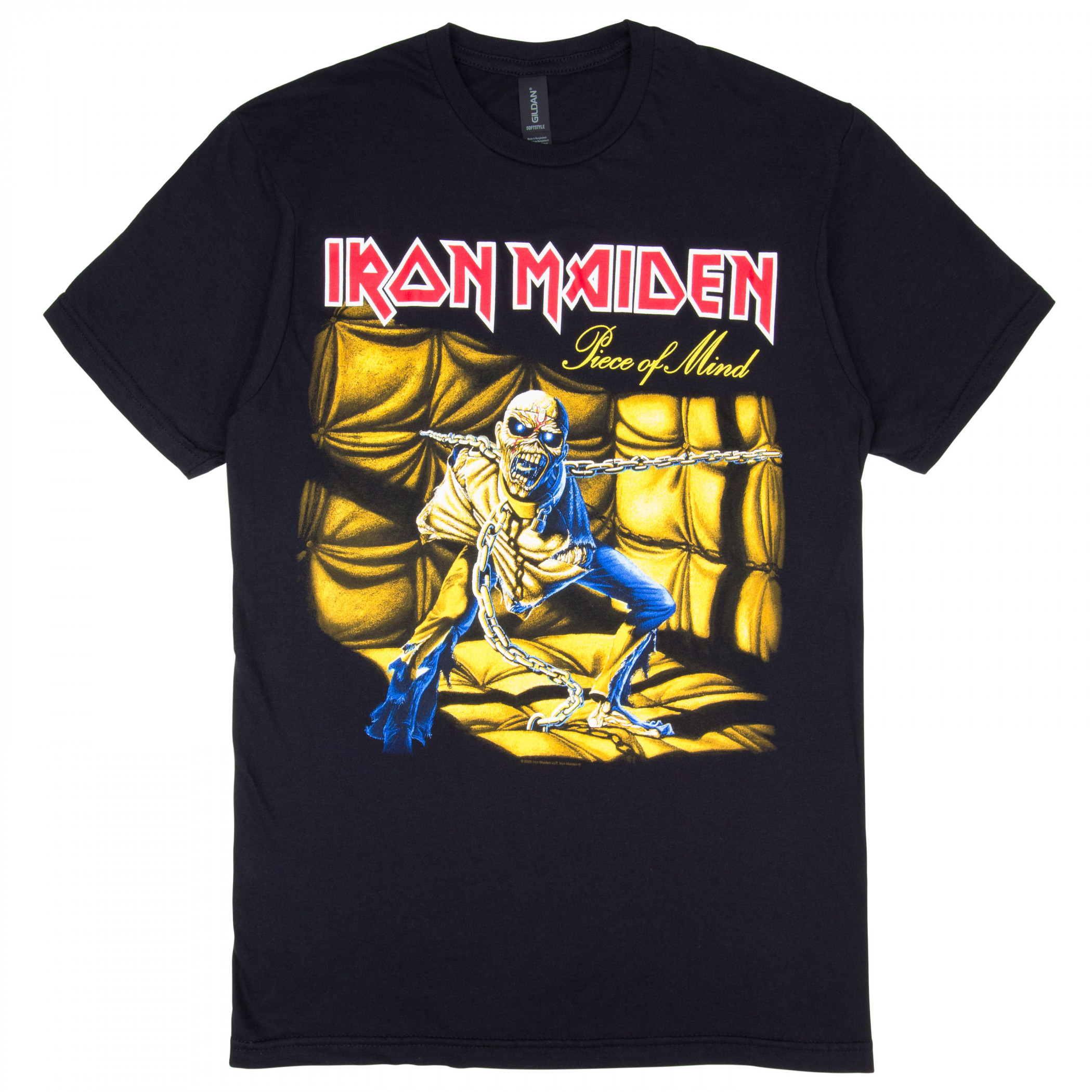 Iron Maiden Piece of Mind 1983 Classic Album Cover T-Shirt