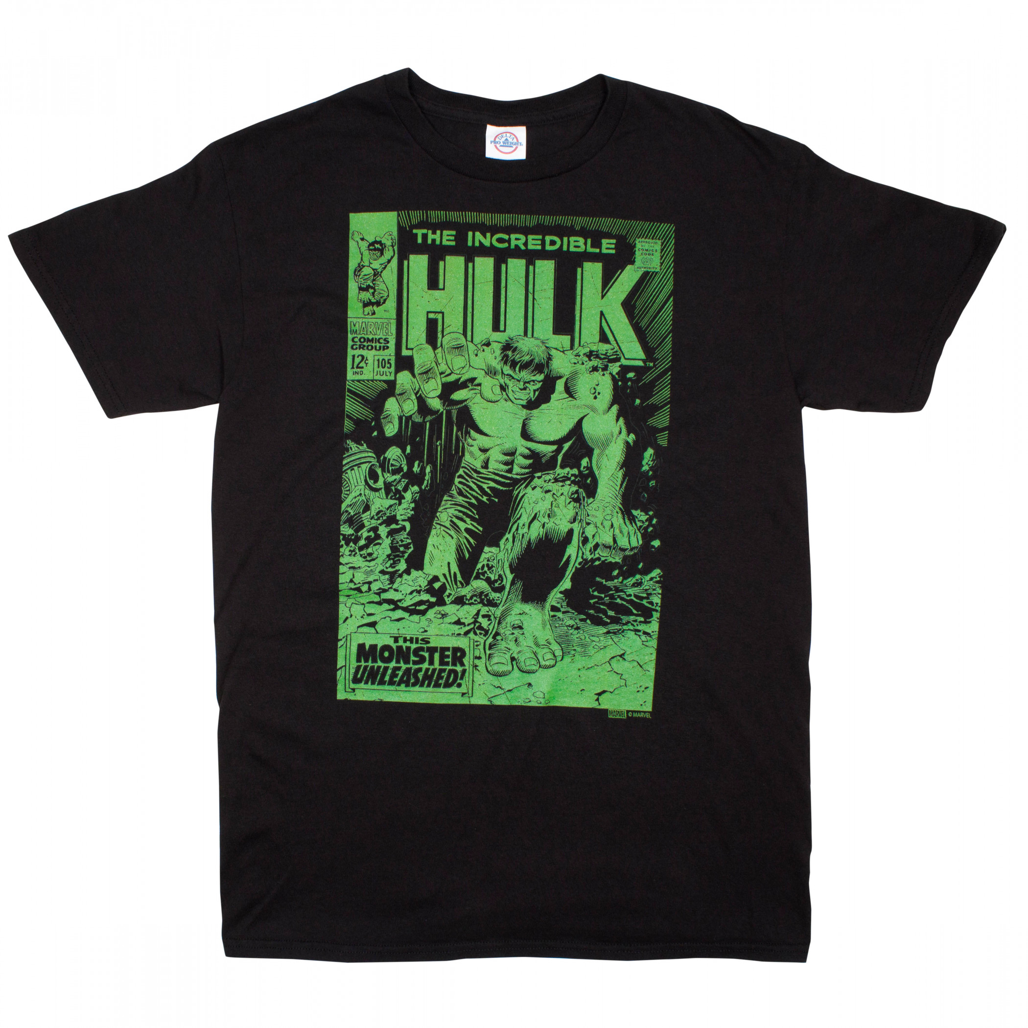 Hulk #105 Comic Cover T-Shirt, Black