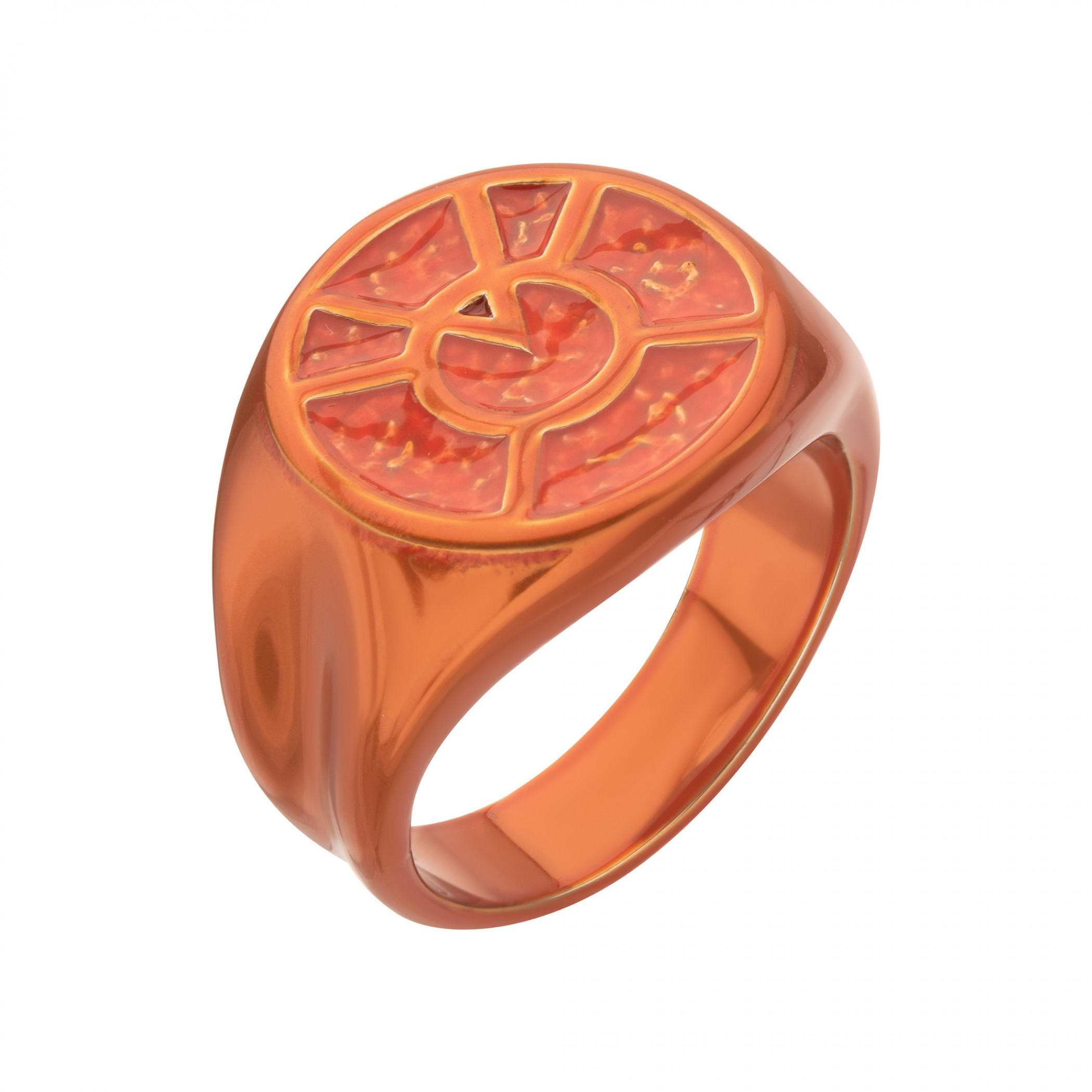Orange Lantern Avarice Ring, Orange