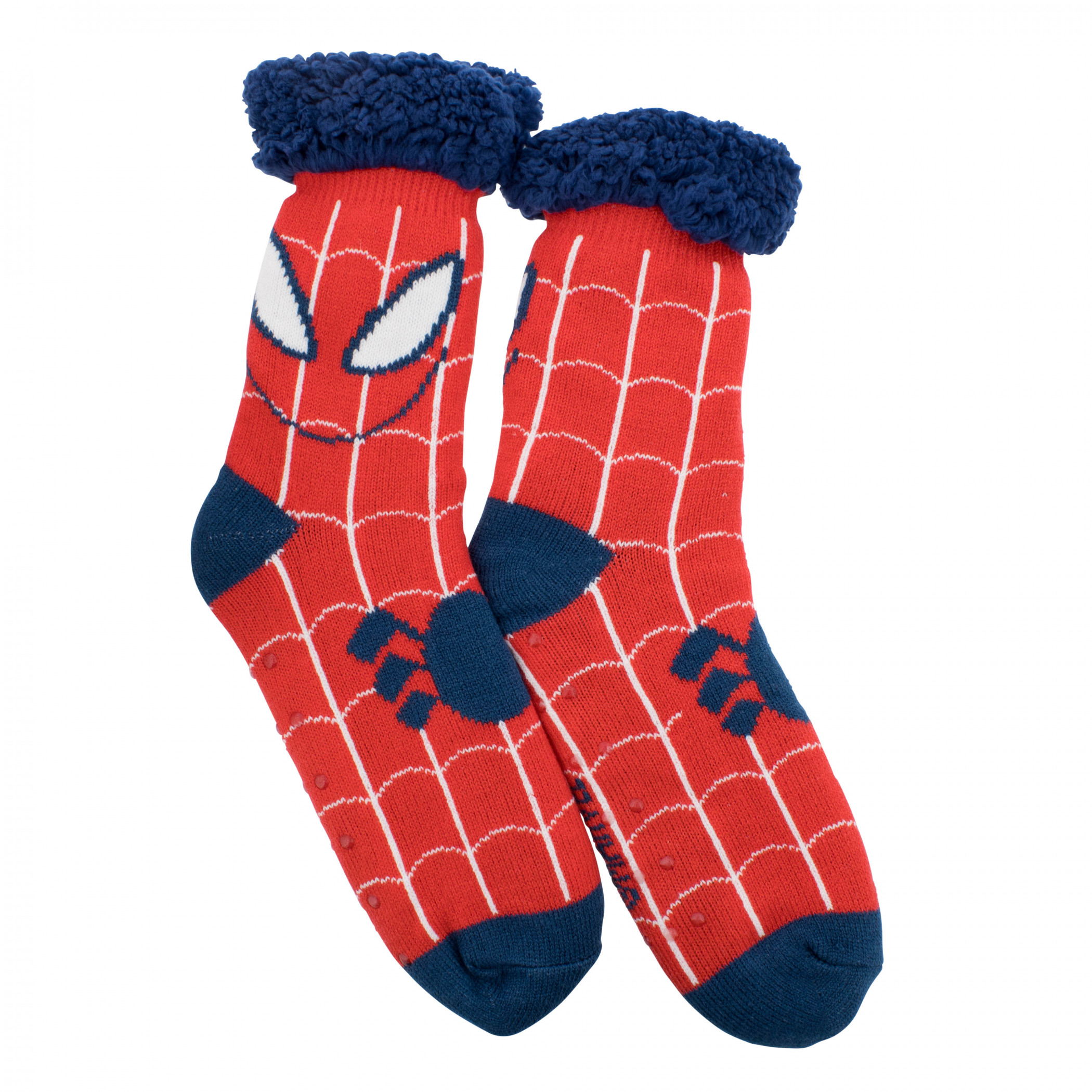 Spider-Man Classic Suit Cozy Cabin Socks, Red