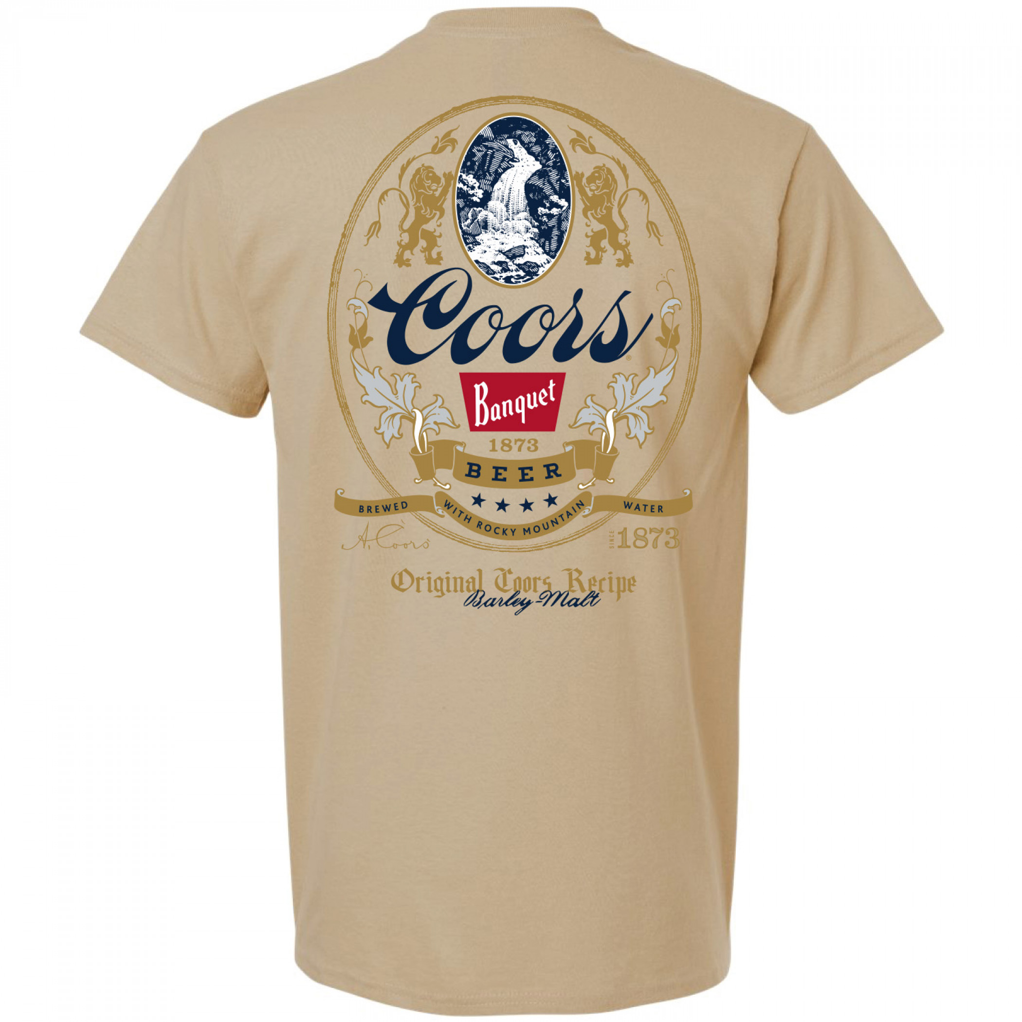 Coors Banquet Legacy Collection Front and Back Print T-Shirt