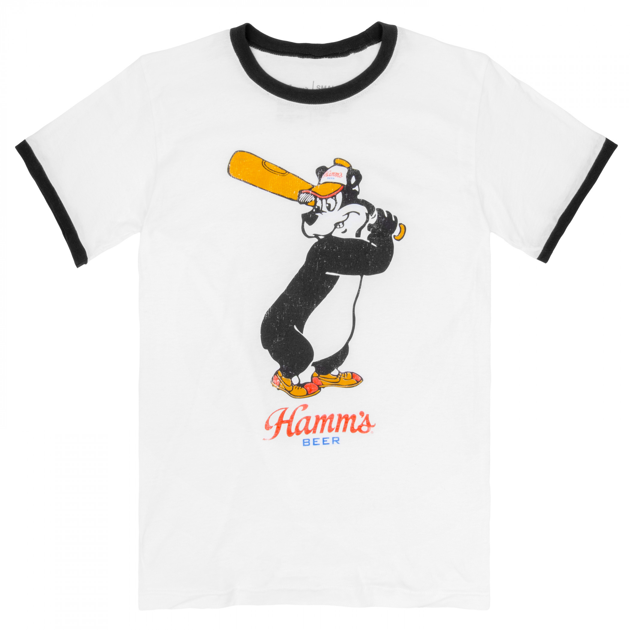 Hamm's Beer Batter Up Ringer T-Shirt