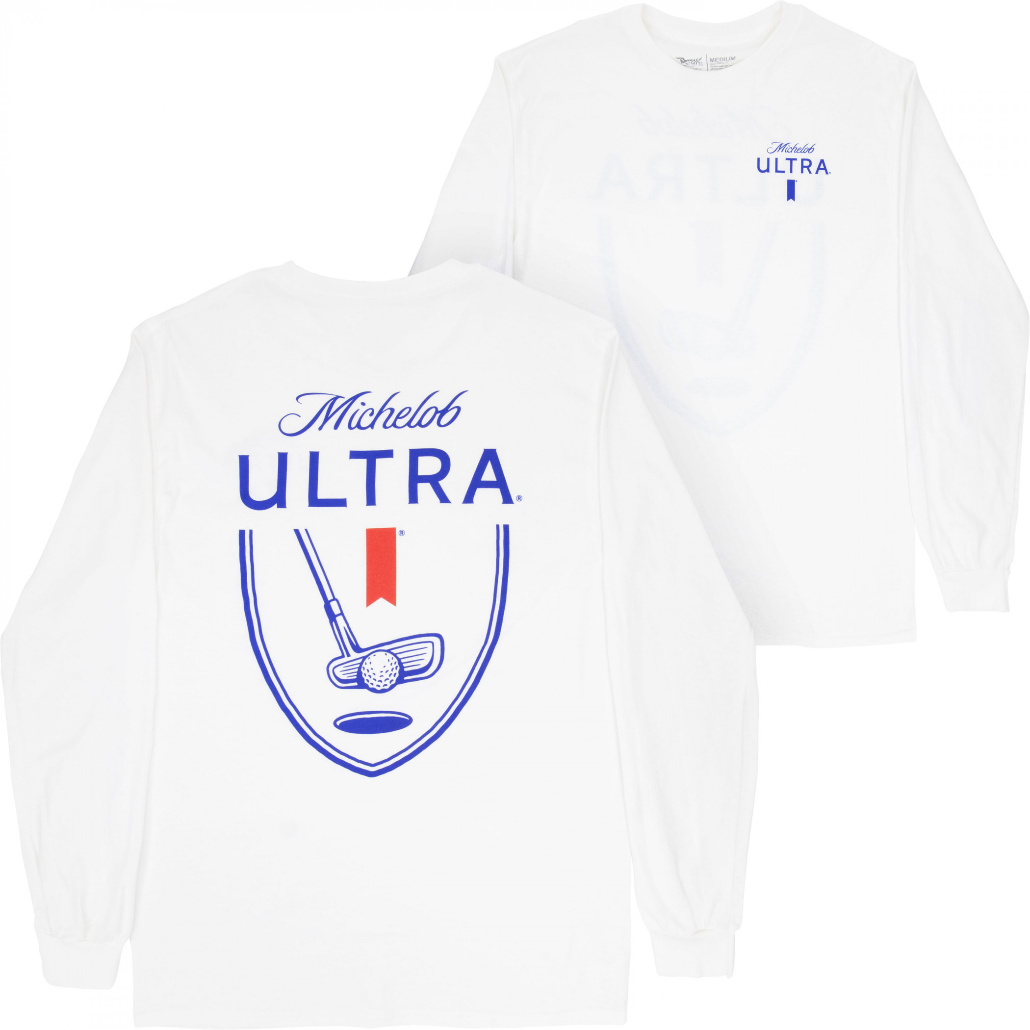 Michelob Ultra Golf Crest White Colorway Long Sleeve Shirt