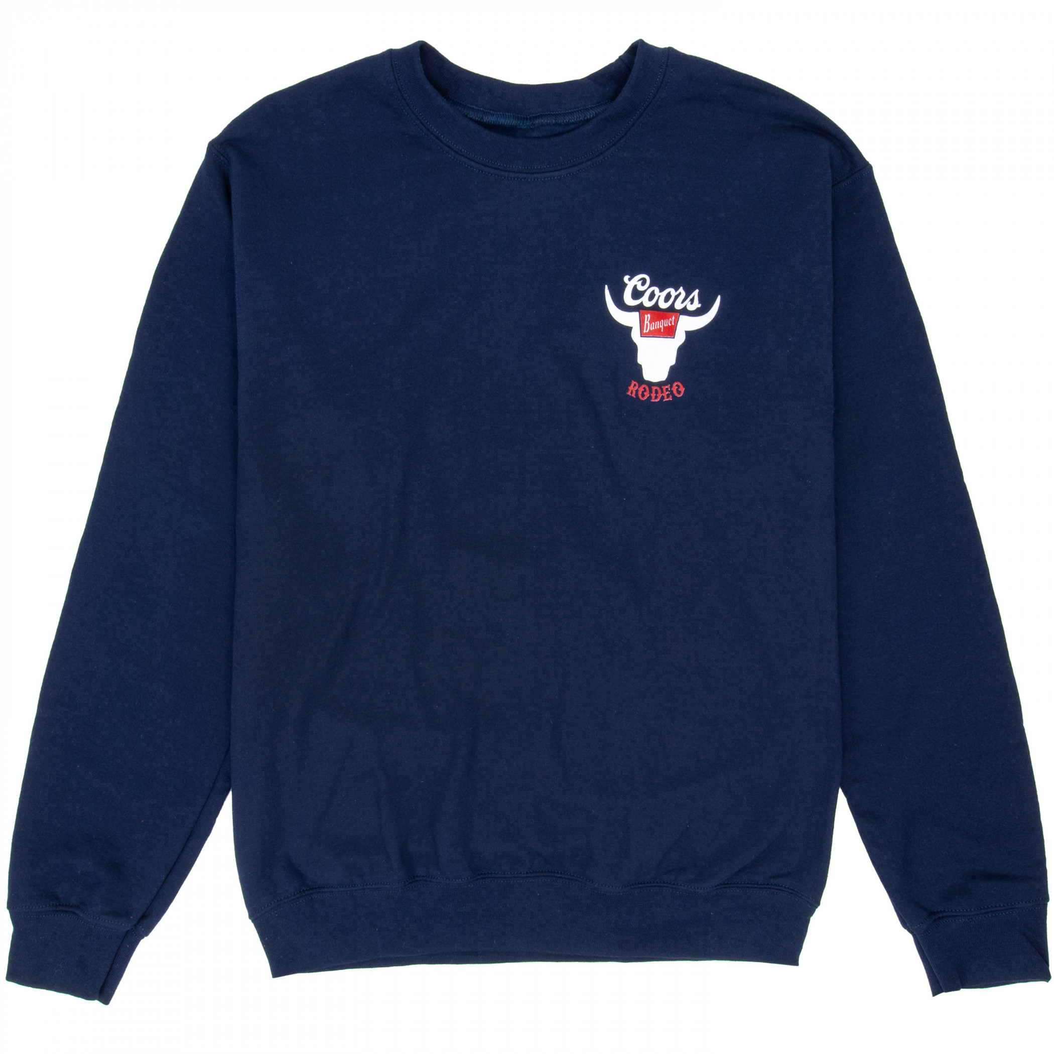 Coors Banquet Rodeo Horns Navy Colorway Crewneck Sweatshirt