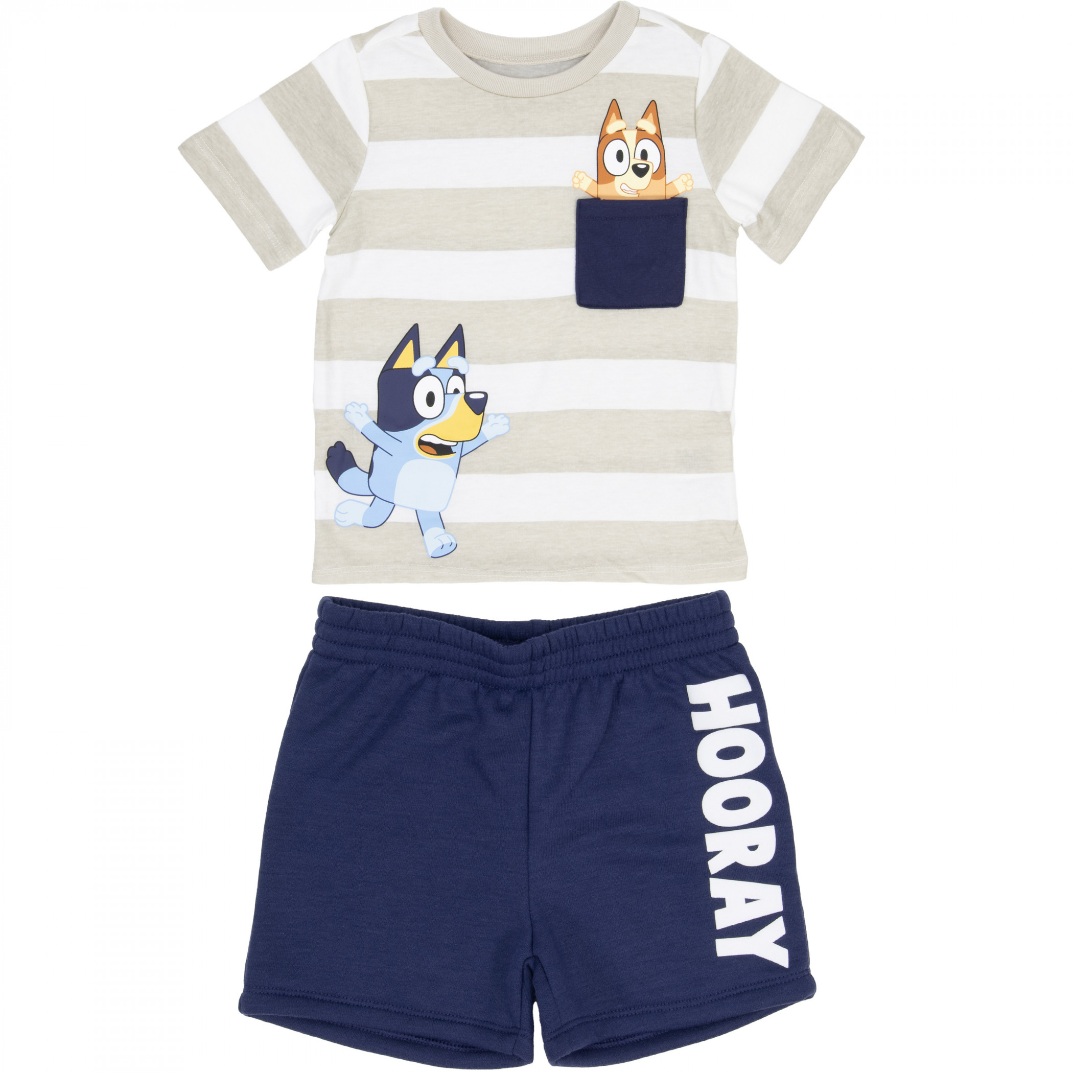 Bluey Peekaboo Bingo Boy's Shirt and Shorts 2-Piece Set Multi-Color - Picture 4 of 21