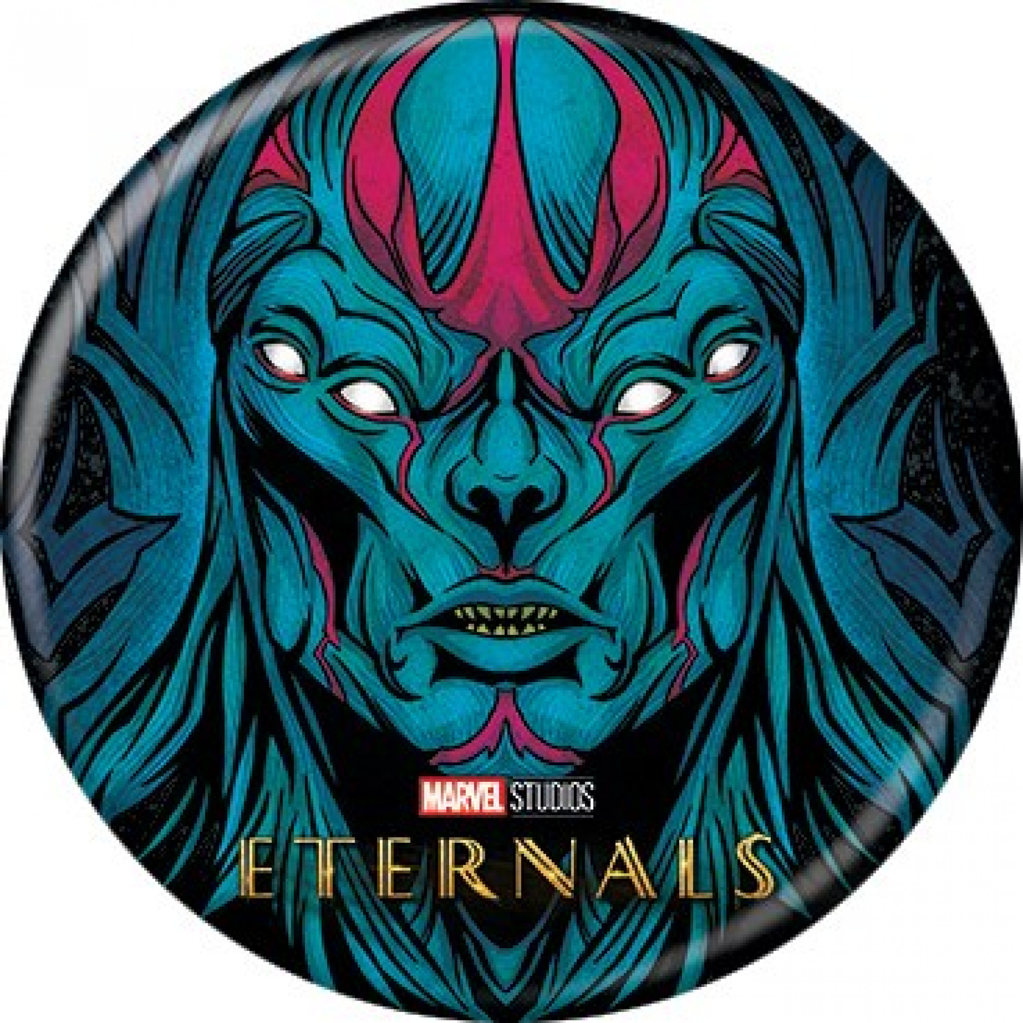 Marvel Comics Eternals Kro Button, Multi-Color