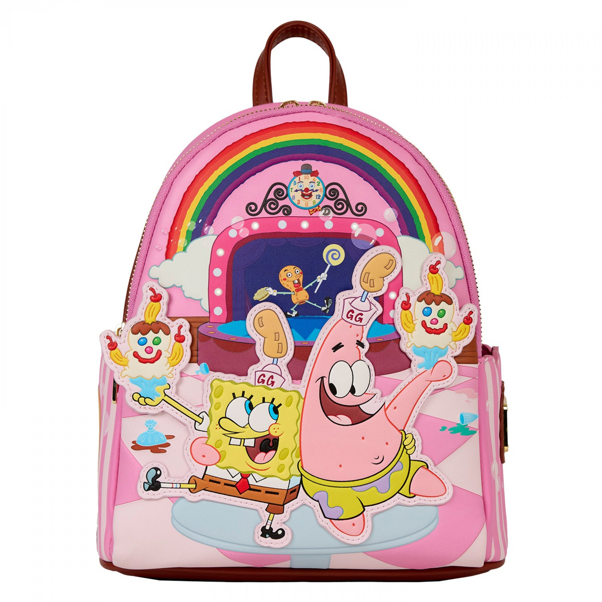 SpongeBob SquarePants Goofy Goobers Mini Backpack By Loungefly, Multi-Color