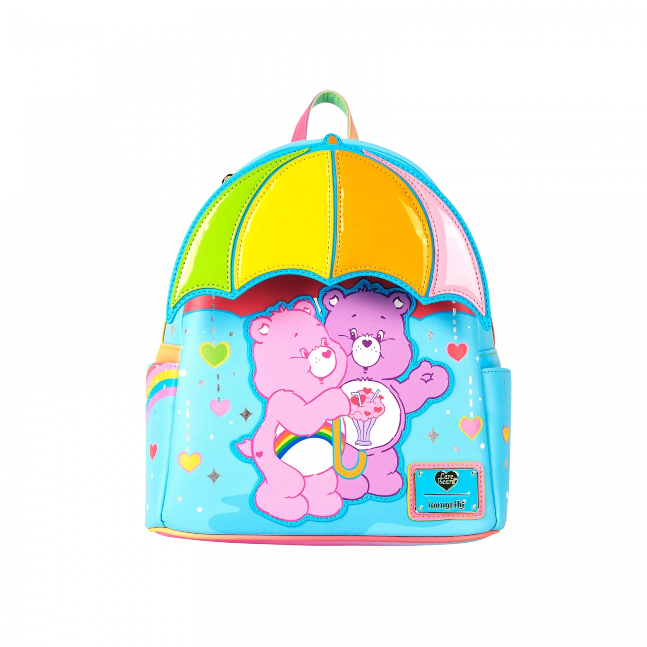 Care Bears Umbrella Rainbow Mini Backpack By Loungefly, Multi-Color