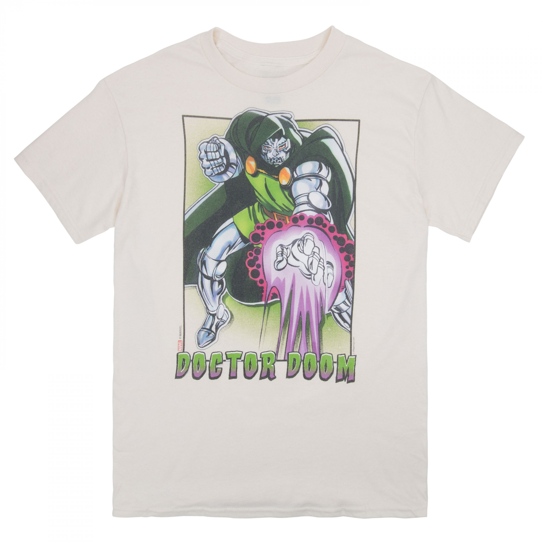 Dr. Doom Energy Manipulation Print T-Shirt, Beige