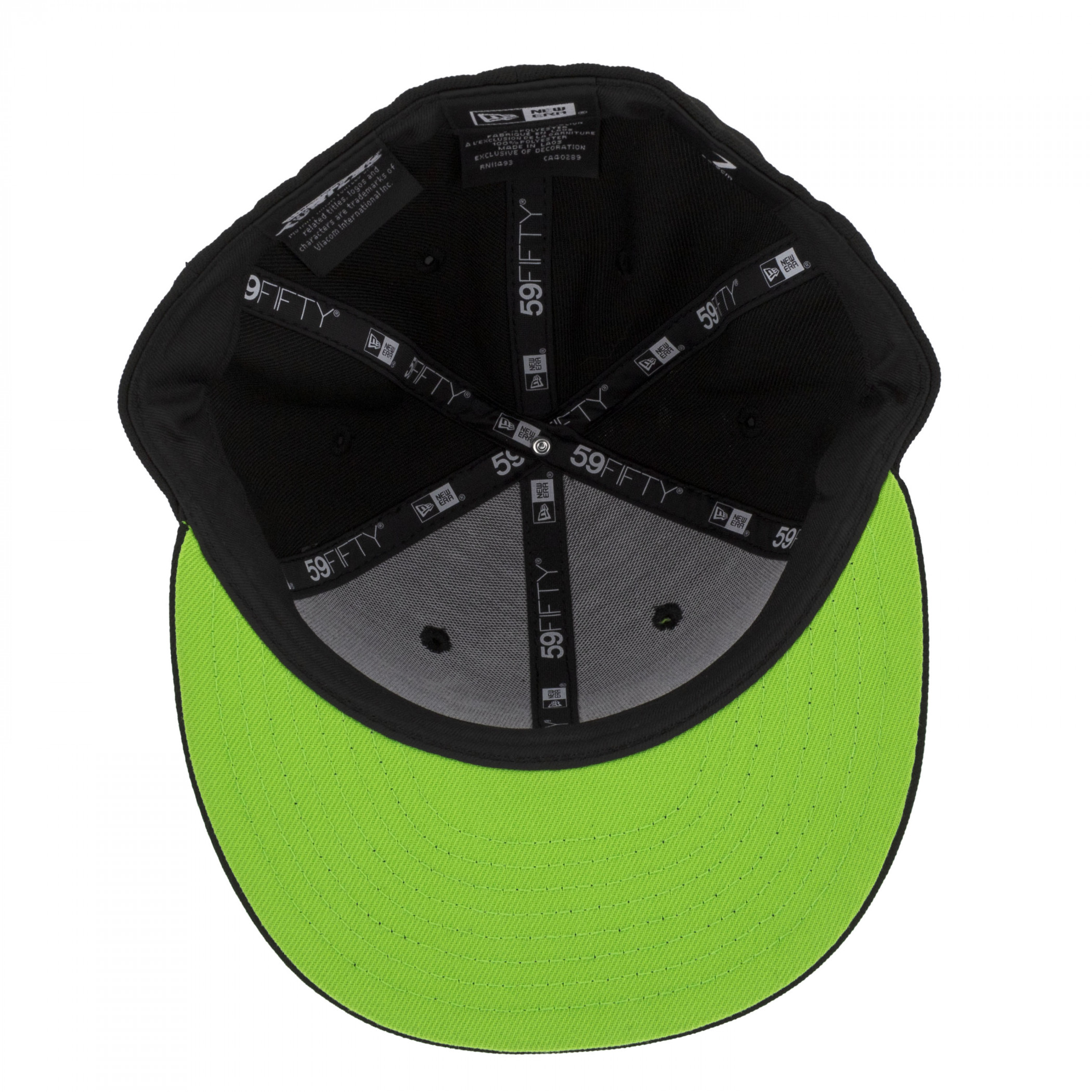 New Era Teenage Mutant Ninja Turtles Écriture Tous Noir Tmnt 59Fifty