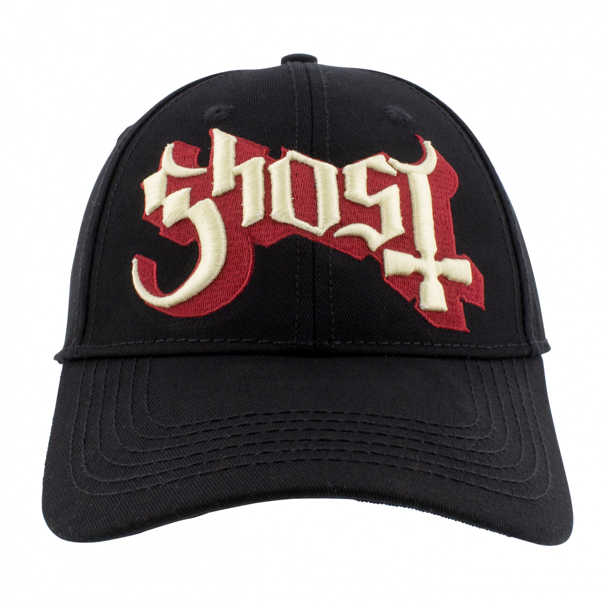 Ghost 3D Embroidered Logo Snapback Hat