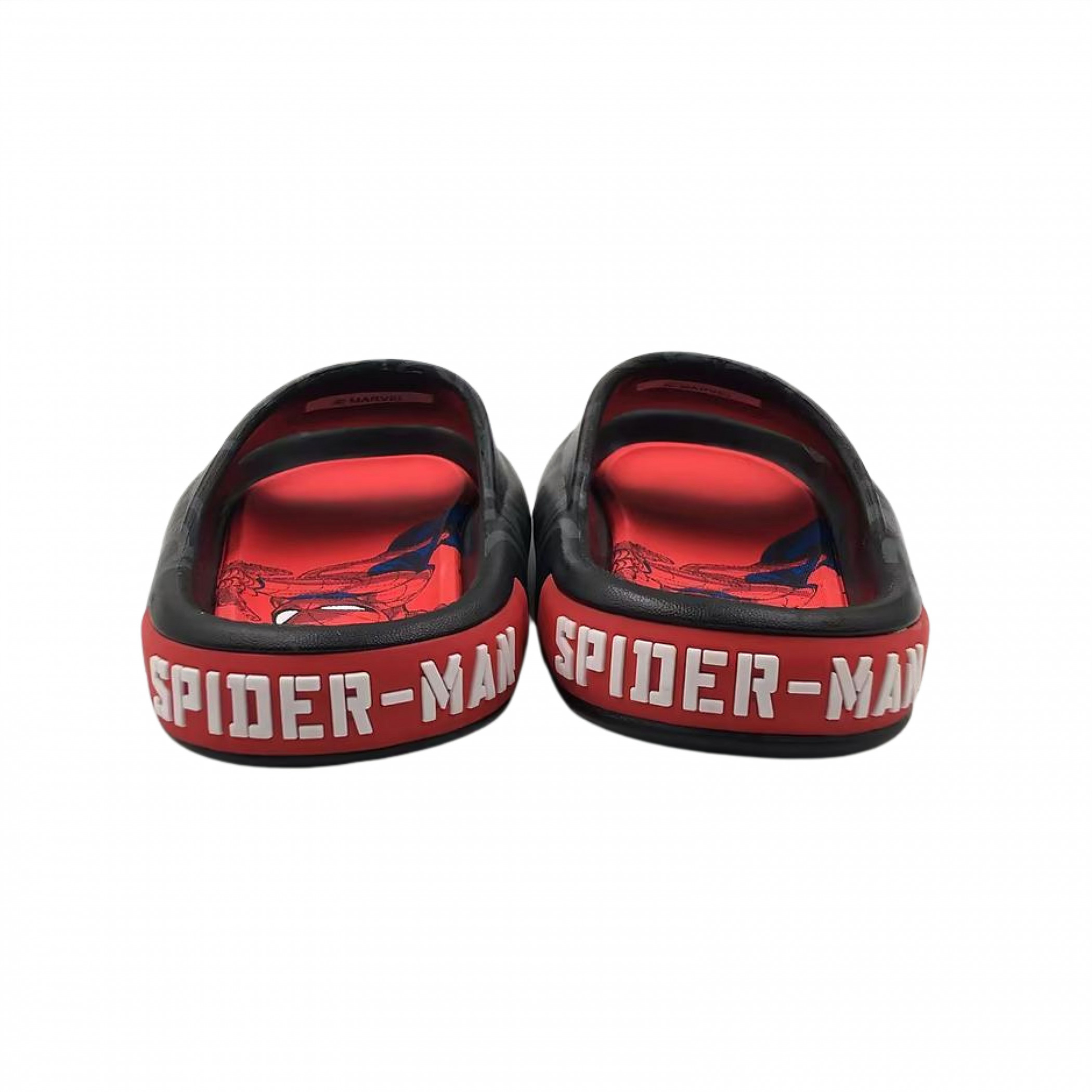 Spider-Man Webbed Logo Youth Boy's Flip Flop Slides Multi-Color - Afbeelding 8 van 35