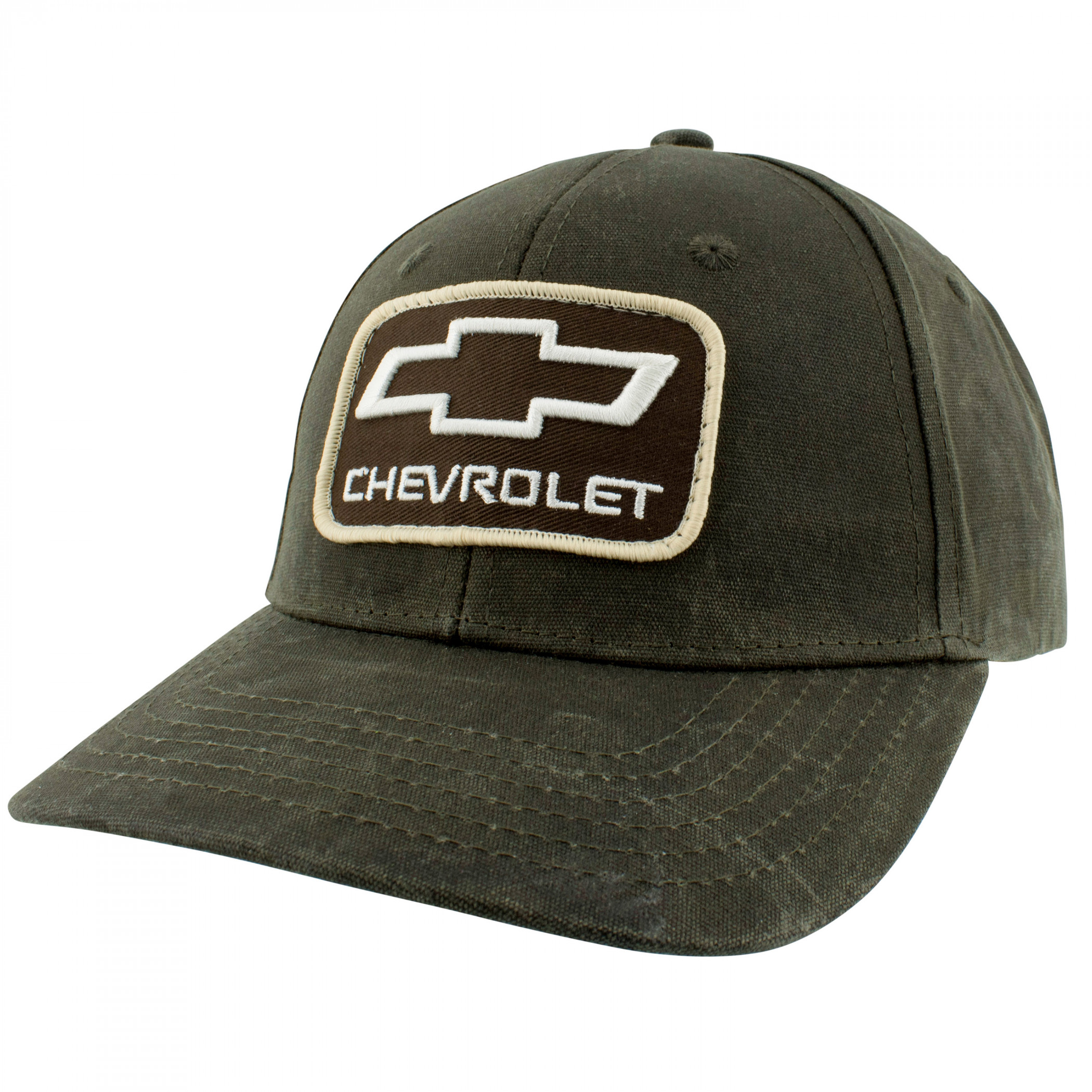 Chevrolet 3D Embroidered Patch Low Profile Waxed Cotton Hat