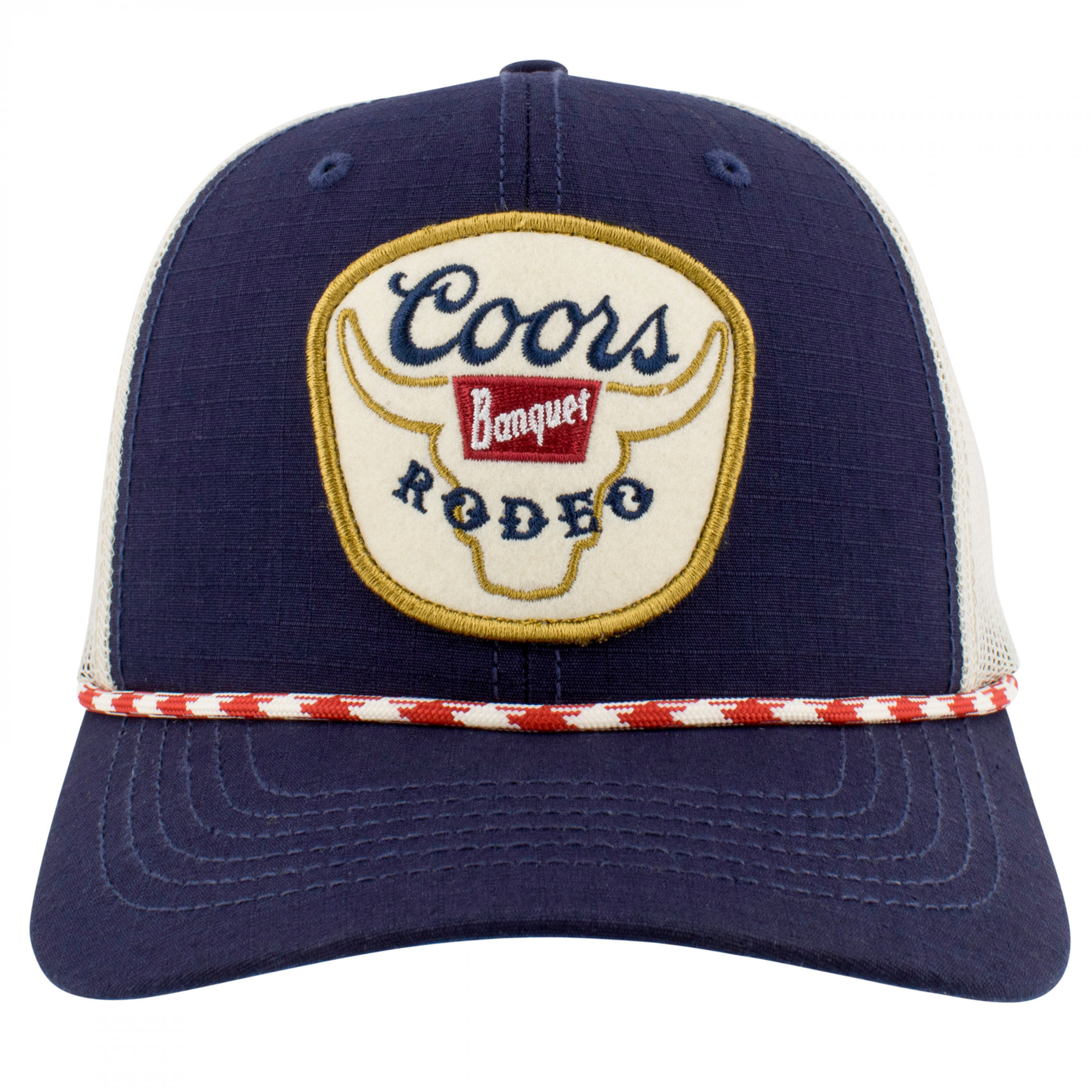 Coors Banquet Rodeo Felt Patch Logo Rope Hat