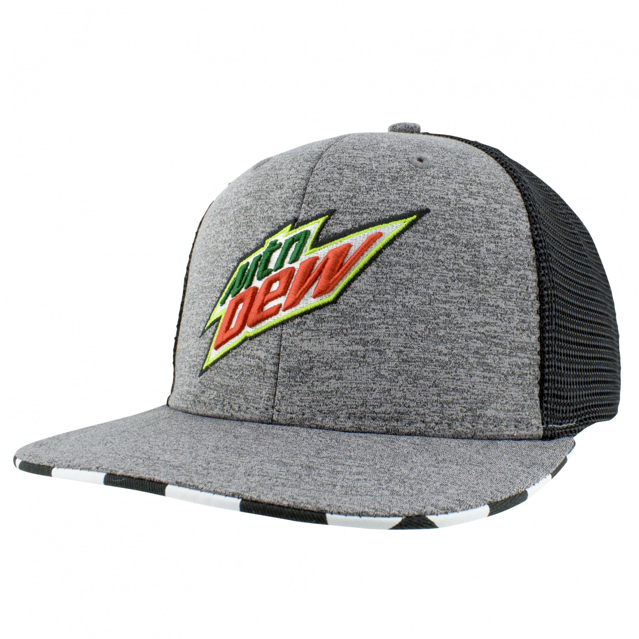 Mountain Dew 3D Embroidered Logo Flat Brim Hat