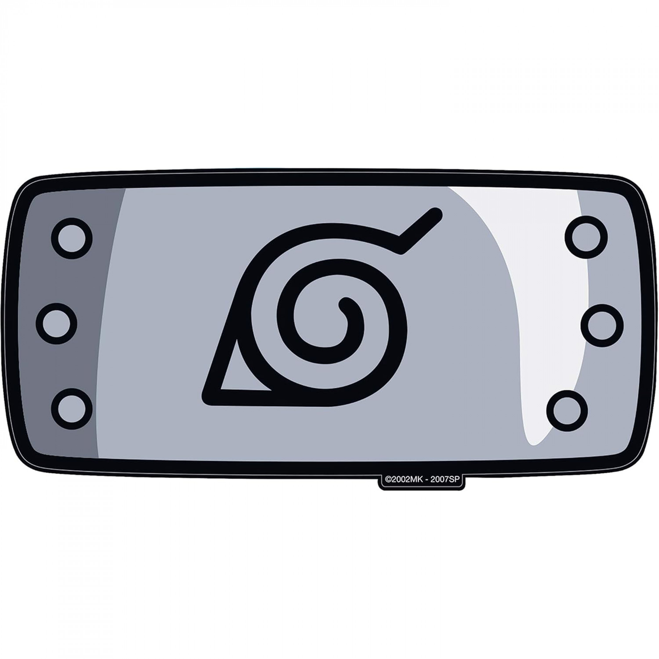 Naruto Leaf Village Sticker, Grey