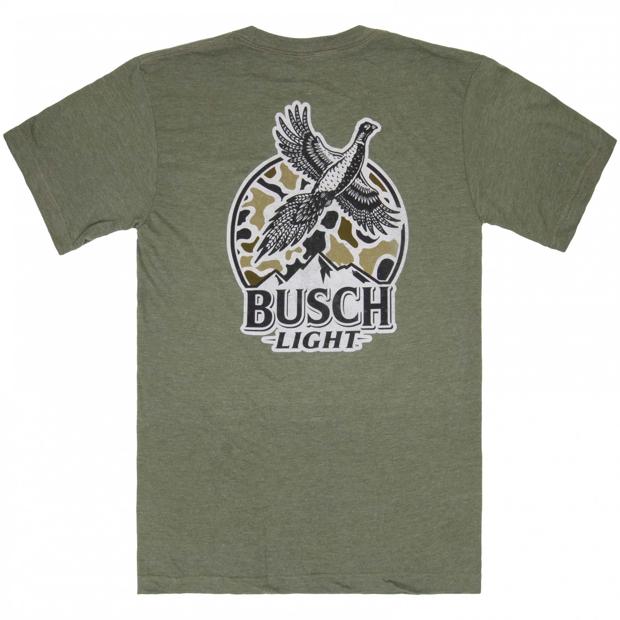 Busch Light Pheasant Hunting Forest Green T-Shirt