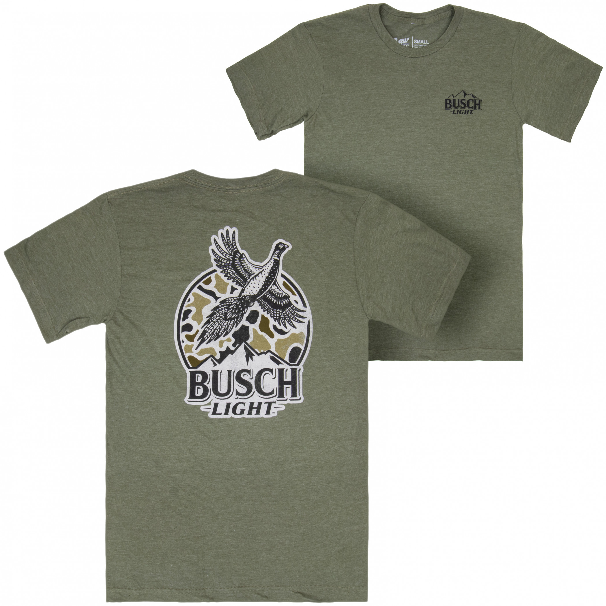 Busch Light Pheasant Hunting Forest Green T-Shirt
