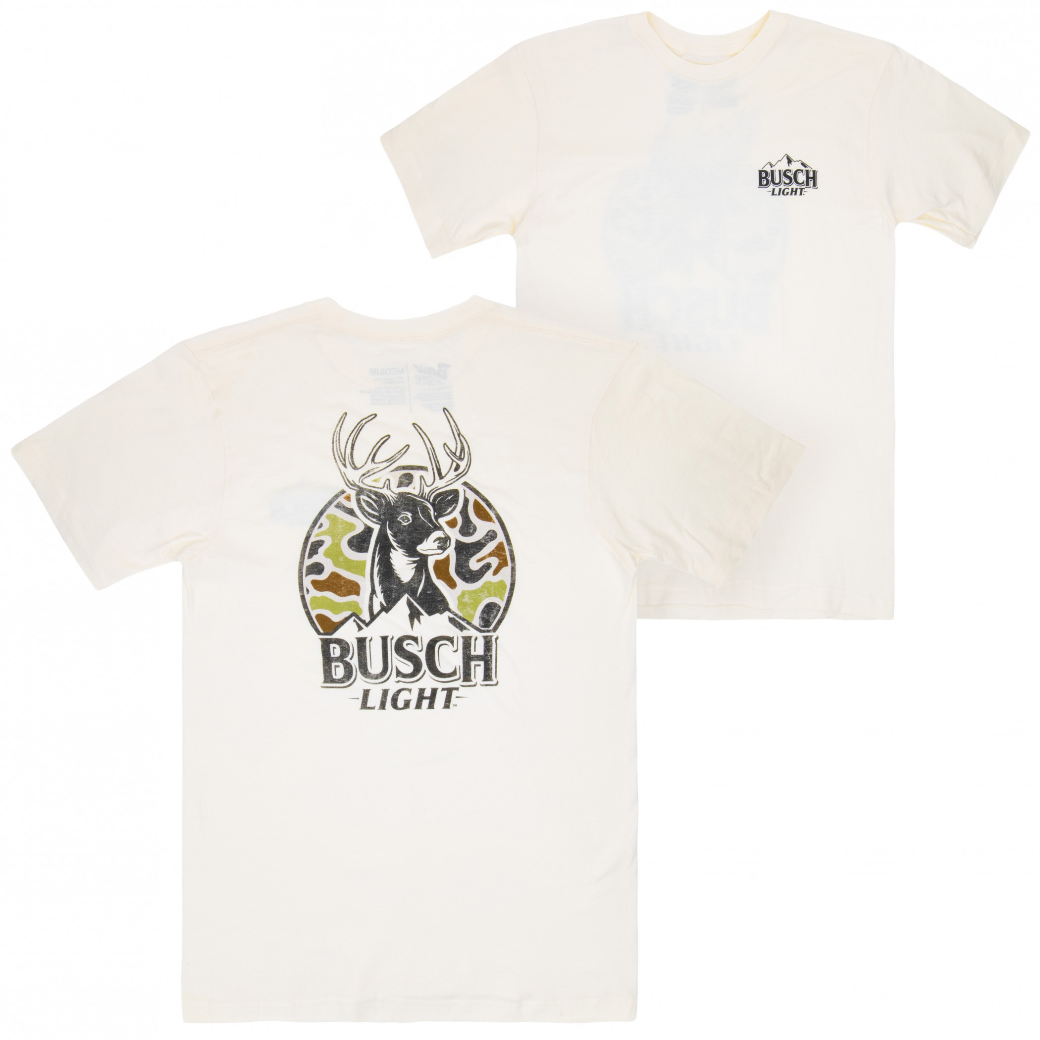 Busch Light Deer Hunting Camo Logo T-Shirt