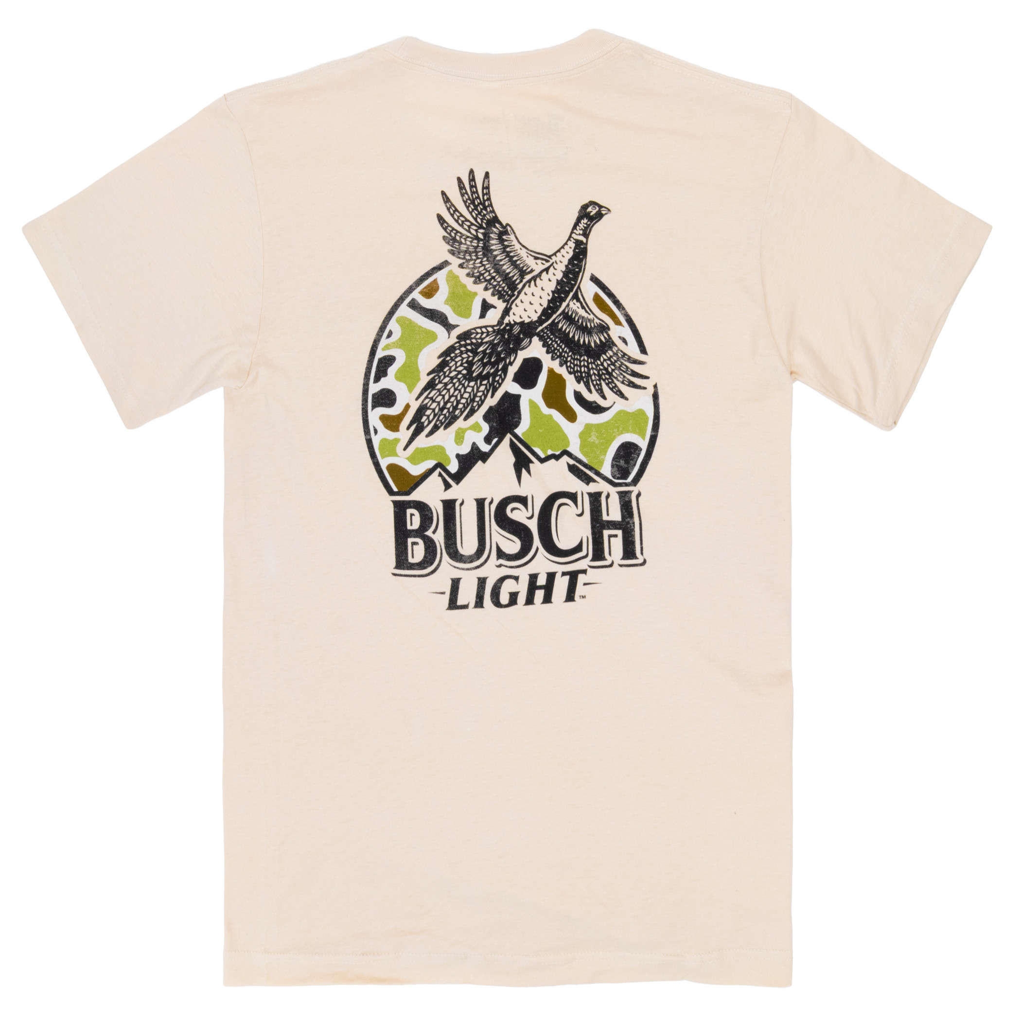 Busch Light Pheasant Hunting Camo Logo T-Shirt