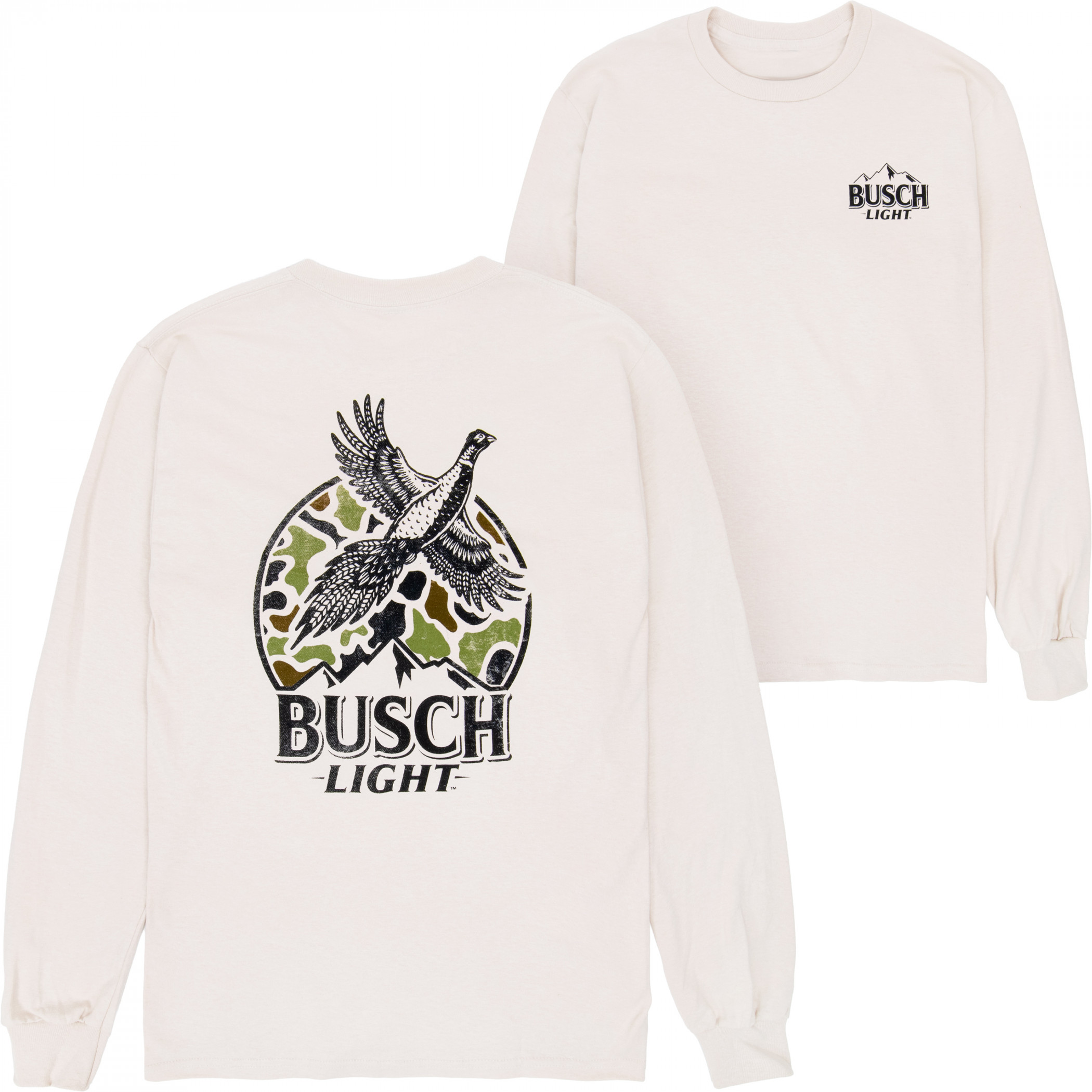 Busch Light Pheasant Hunting Long Sleeve Shirt