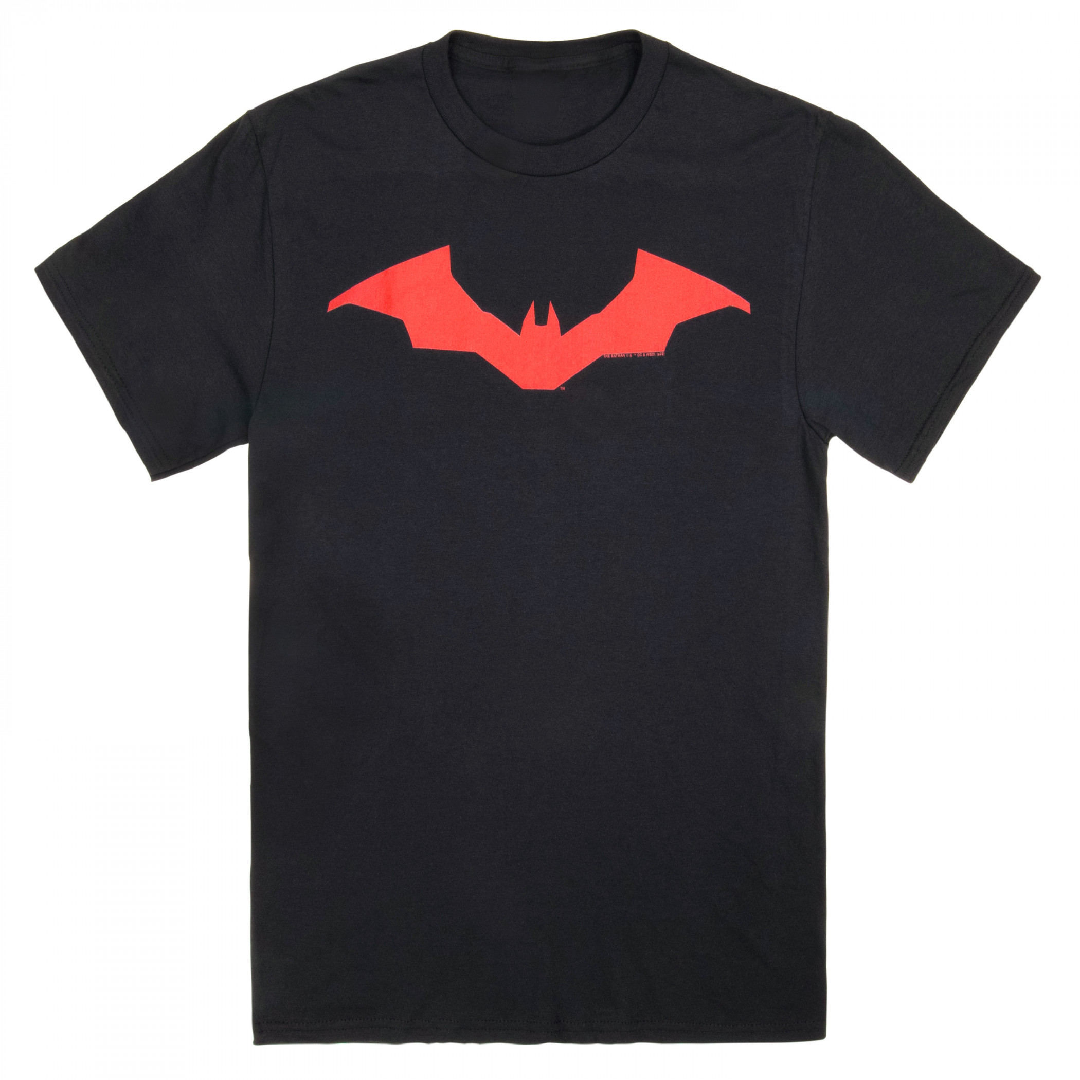 Batman Robert Pattinson Logo T-Shirt, Black