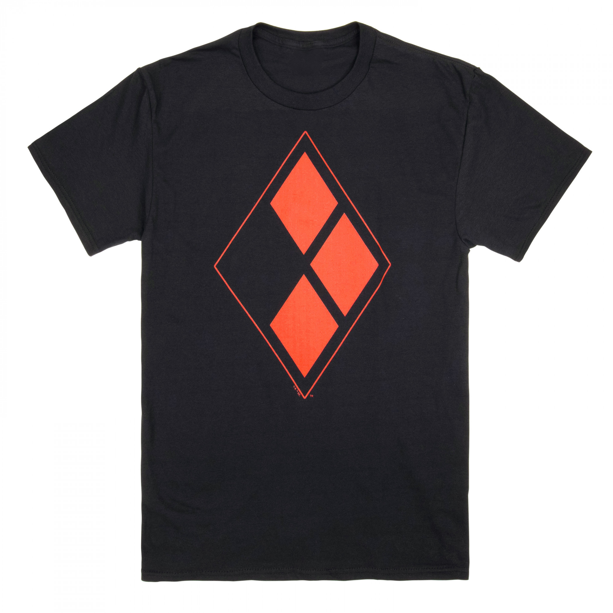 Harley Quinn Logo T-Shirt, Black