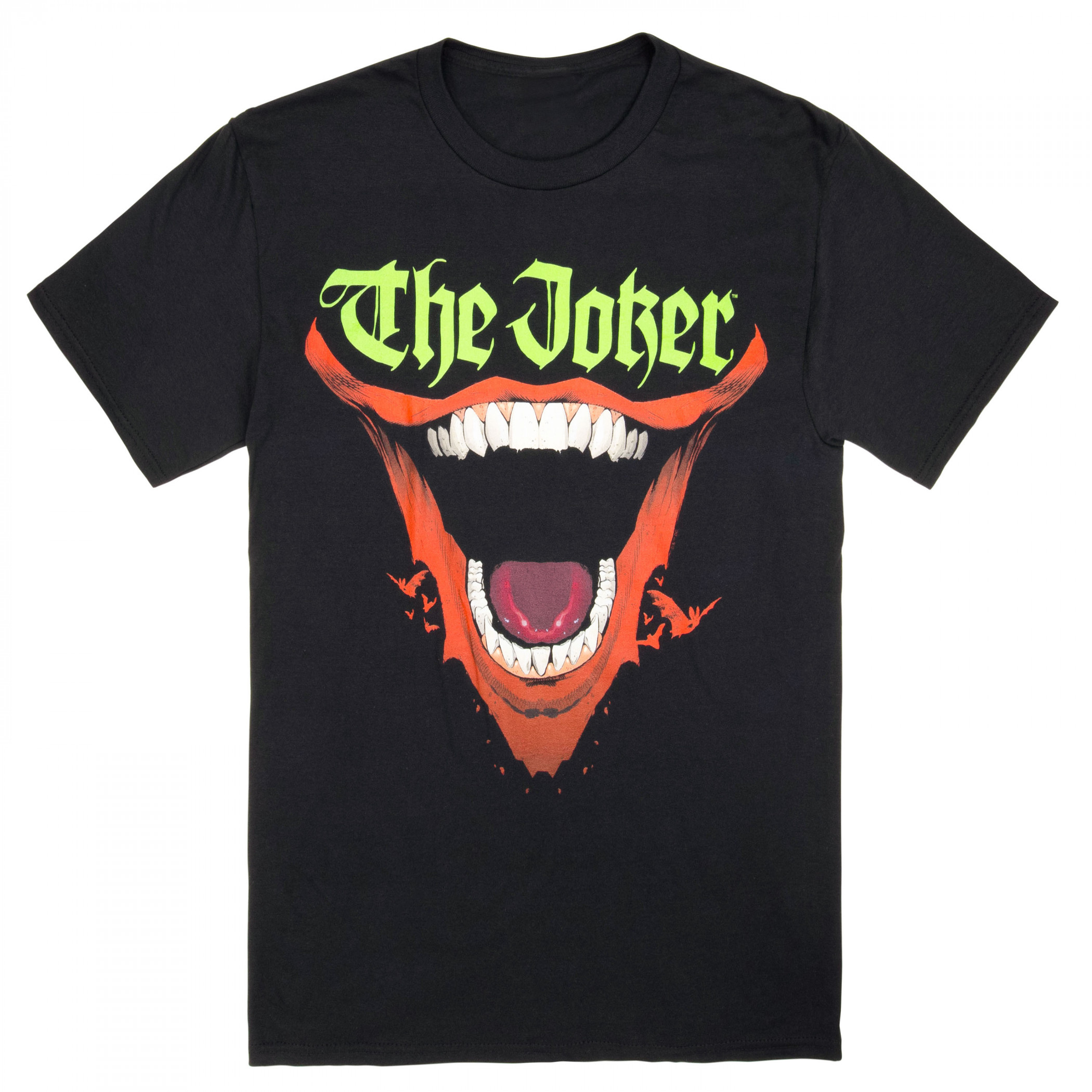 The Joker Smile Logo T-Shirt, Black