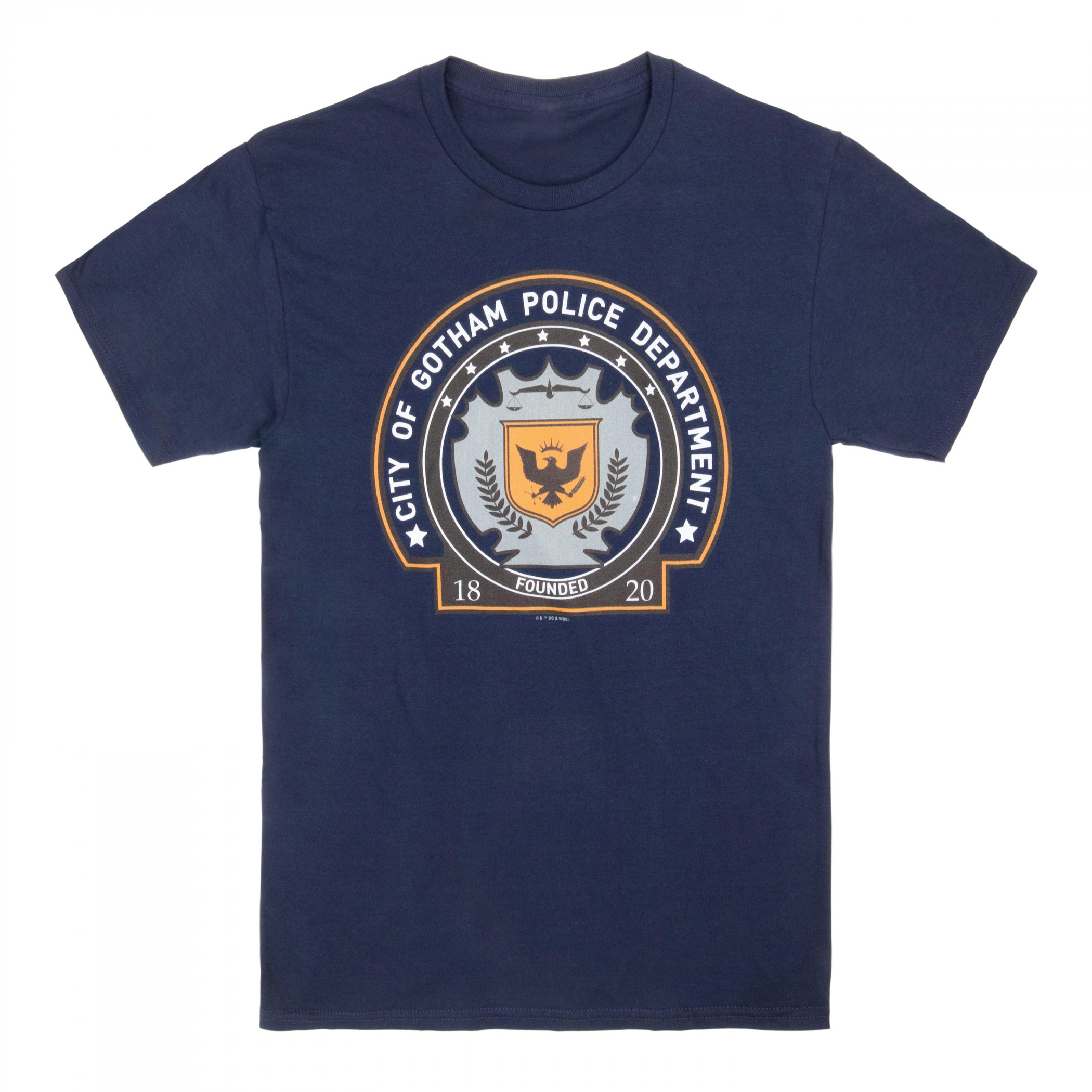 Batman GCPD Badge Logo T-Shirt, Blue