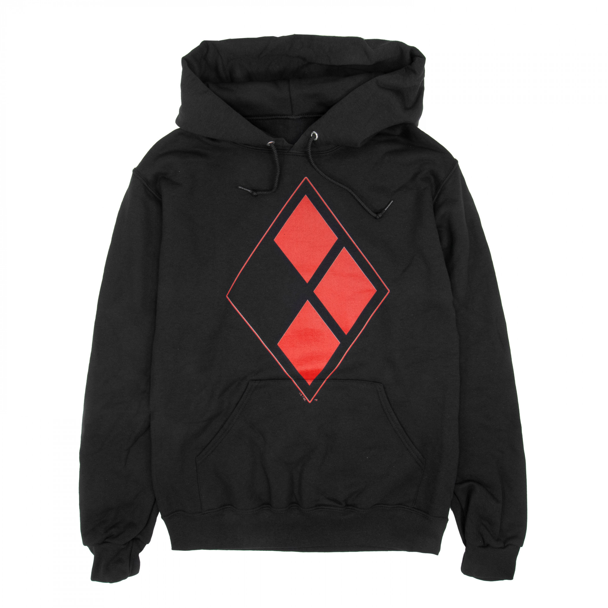 Harley Quinn Logo Hoodie, Black