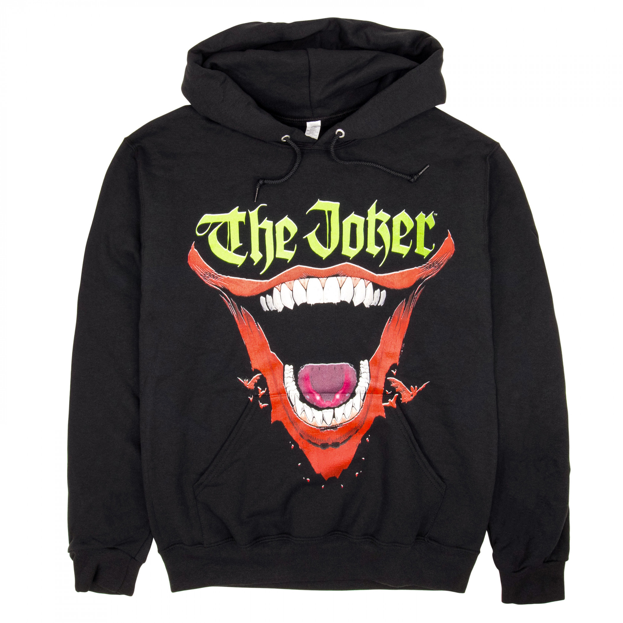 The Joker Smile Logo Hoodie, Black