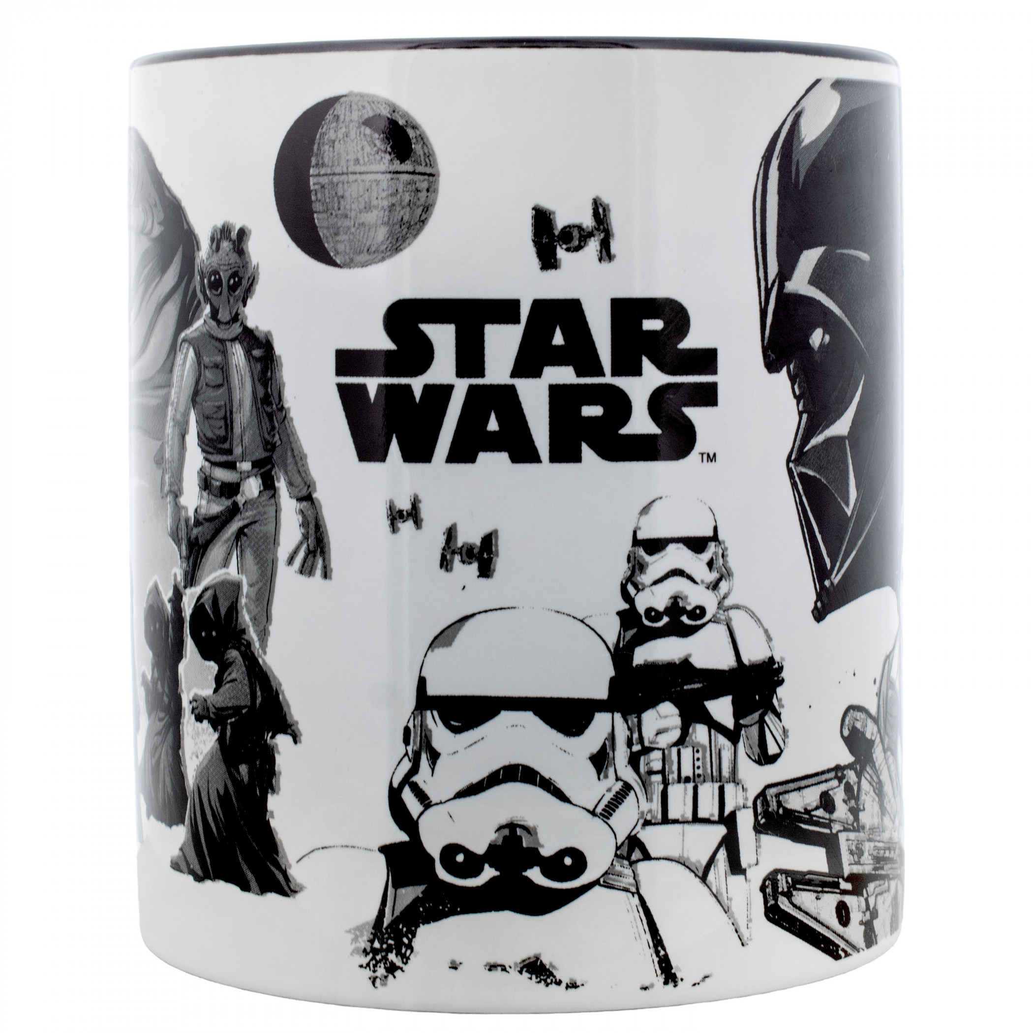 Star Wars Jaba Boba Collage 20oz Ceramic Mug, Multi-Color