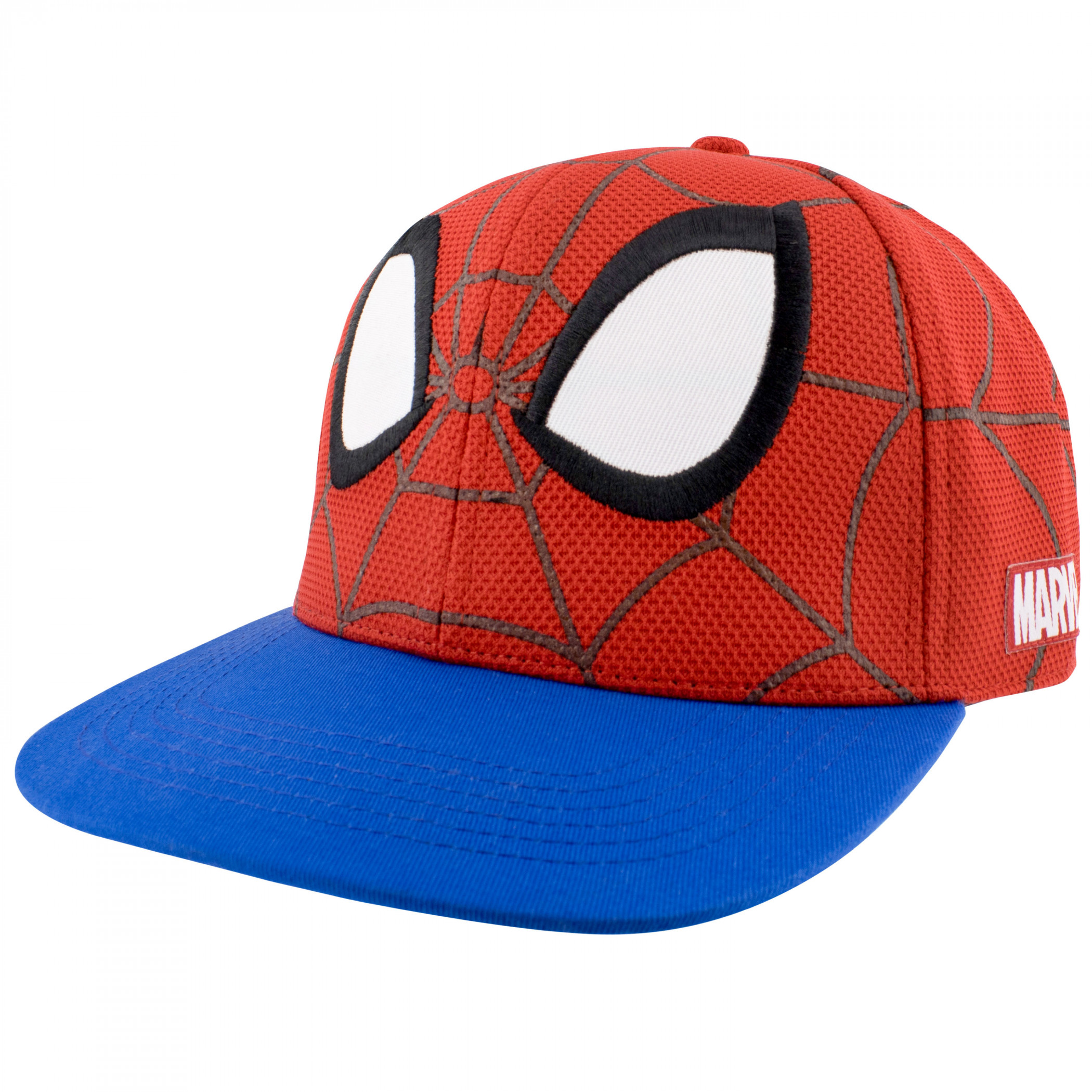 Spider-Man Mask Snapback Hat, Multi-Color