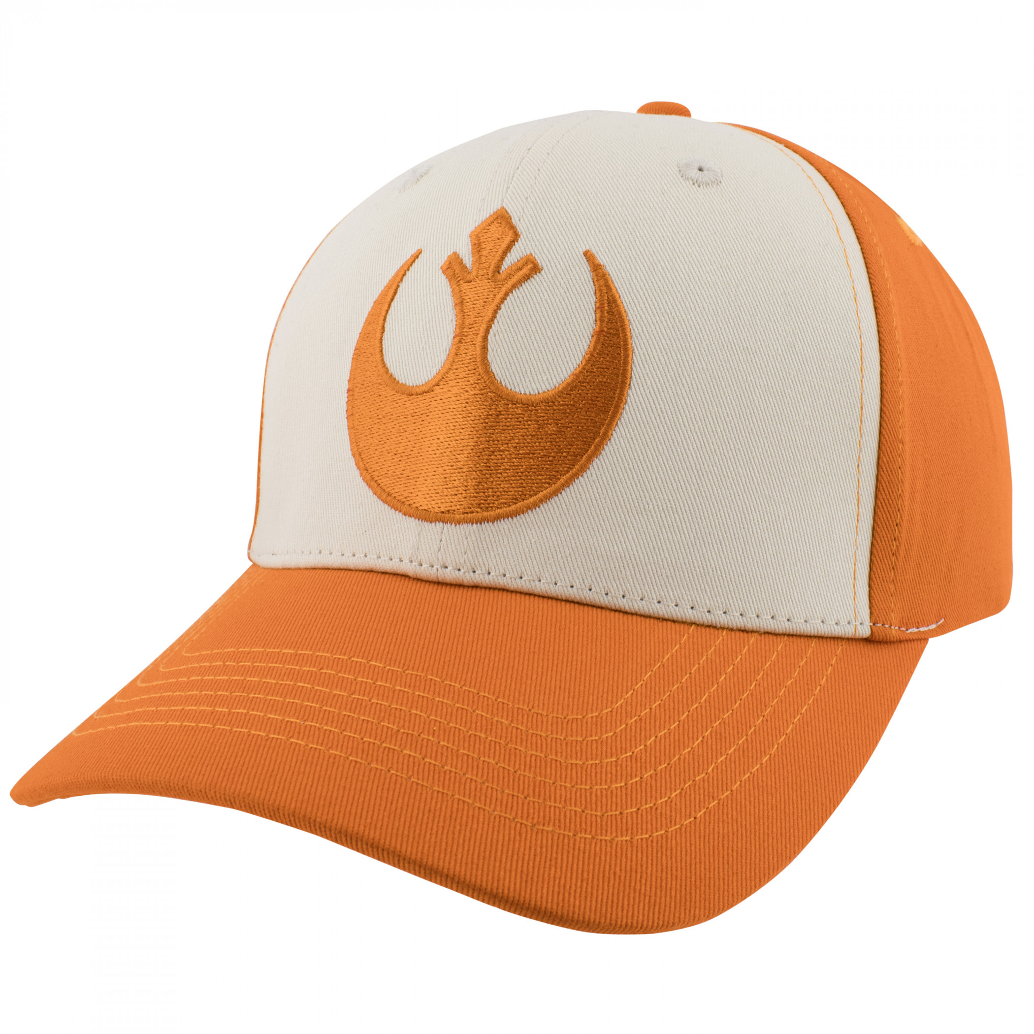 Star Wars Rebel Alliance Logo Orange Colorway Snapback Hat, Orange