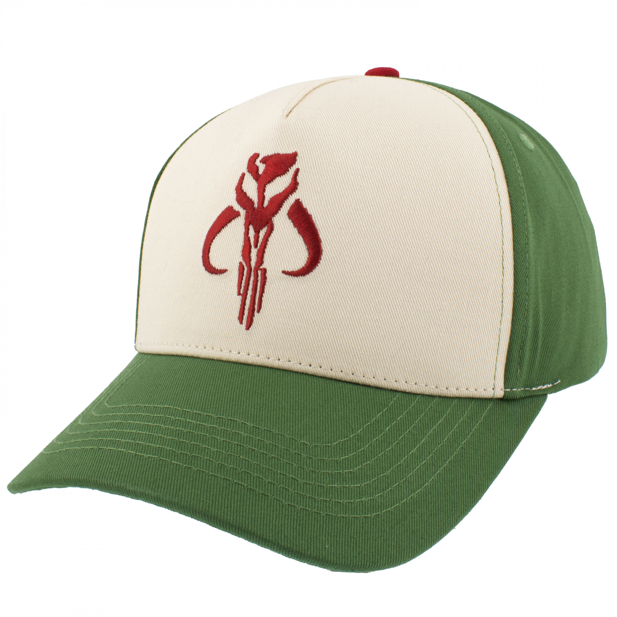 Star Wars Boba Fett Mandalorian Logo Snapback Hat, Multi-Color