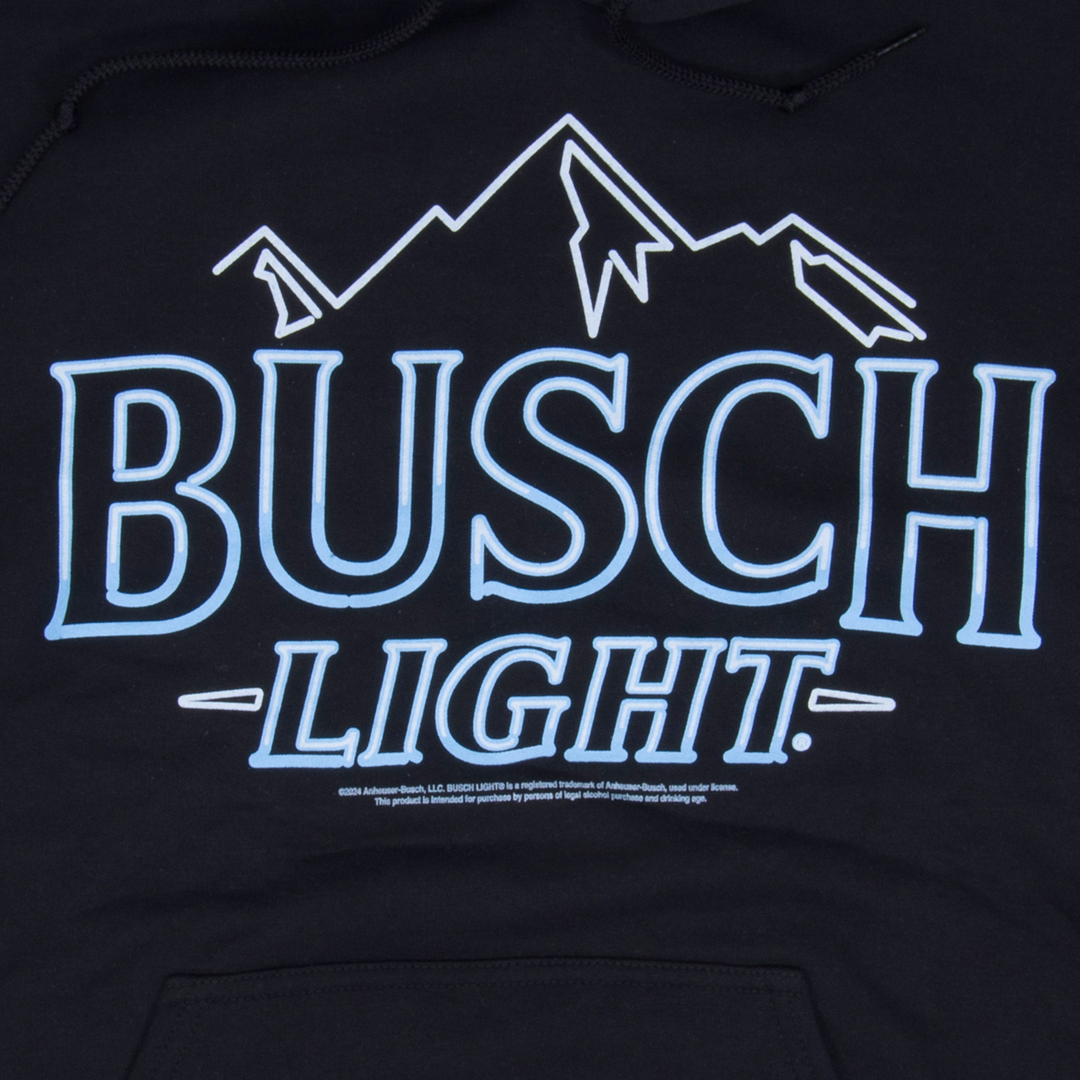 Busch Light Neon Logo Pull-Over Hoodie