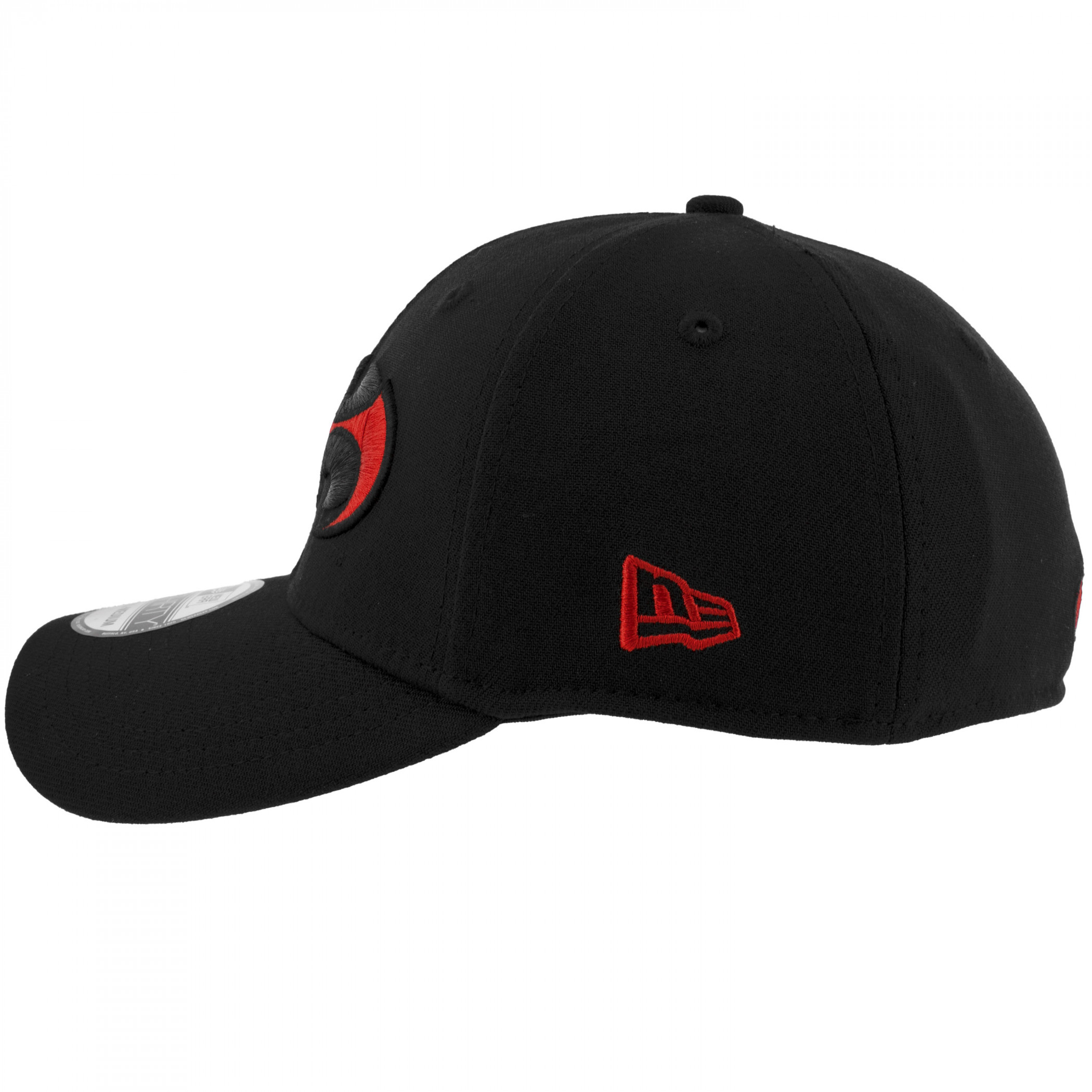 Batman and Robin Logo New Era 39Thirty Fitted Hat Black - Picture 9 of 24