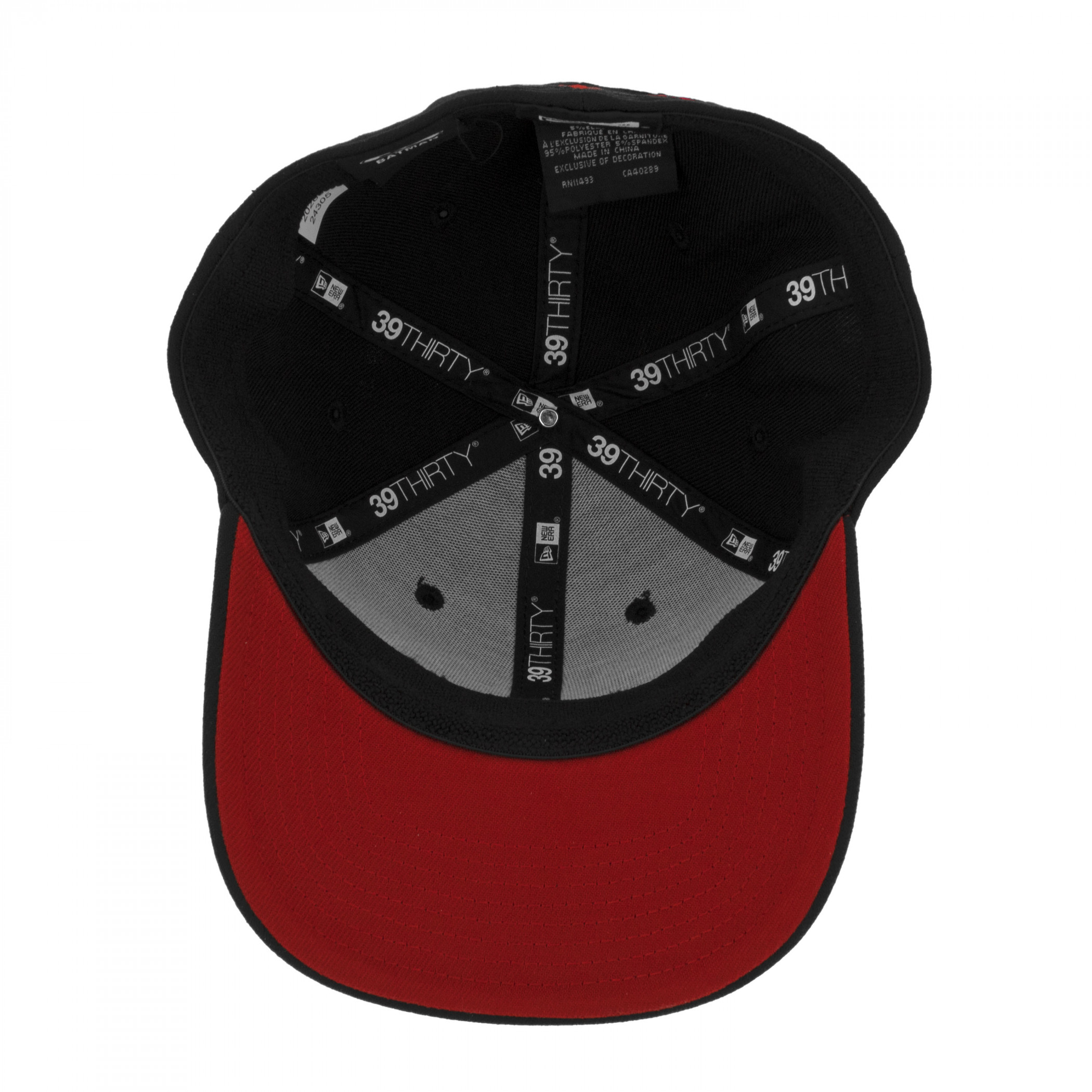 Batman and Robin Logo New Era 39Thirty Fitted Hat Black - Picture 12 of 24