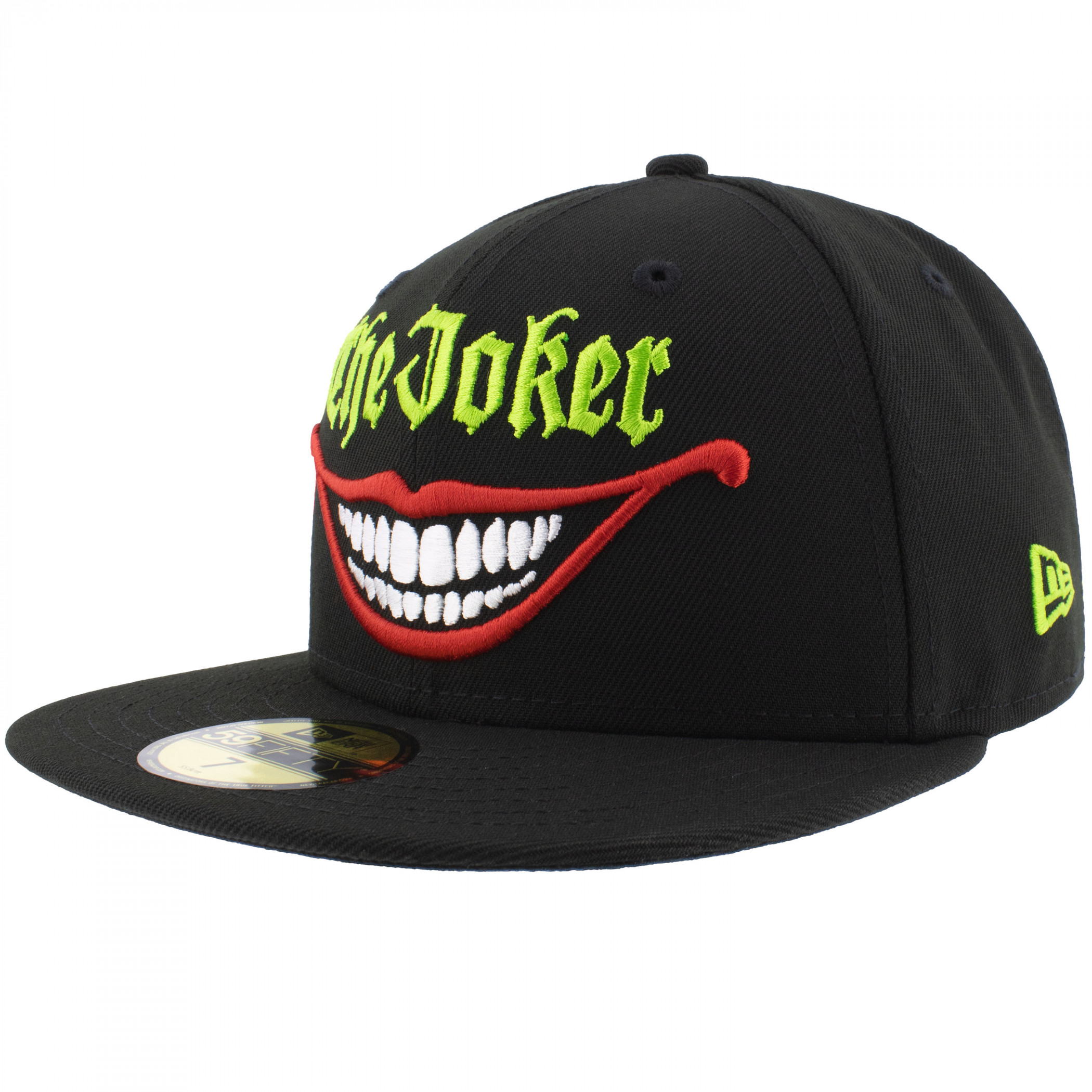 The Joker Smile Black Colorway New Era 59Fifty Fitted Hat, Black