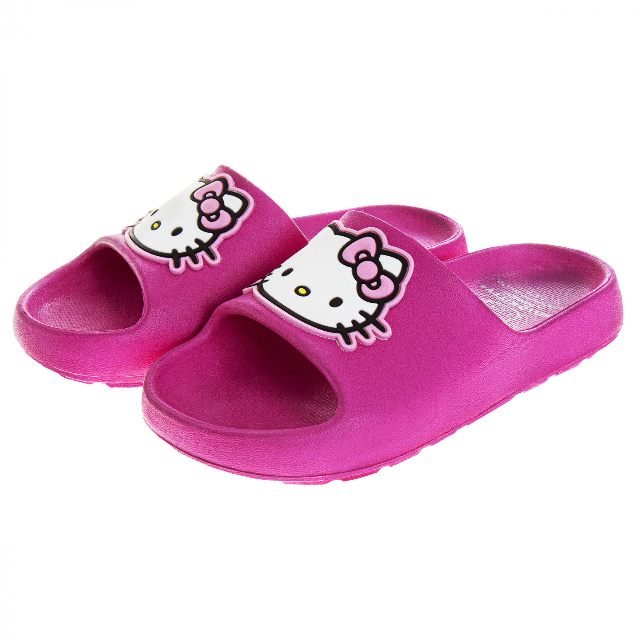 Hello Kitty Logo Kid's Slide Sandals, Pink
