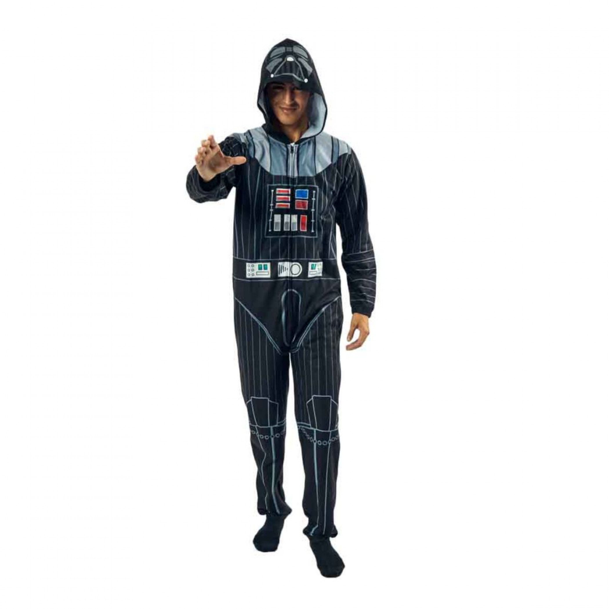 Darth Vader Costume Adult's Union Suit, Black