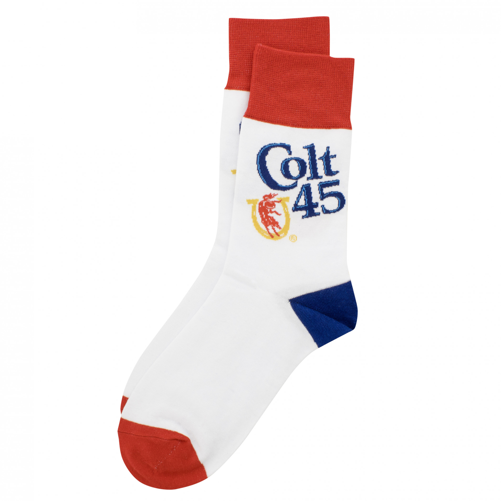 Colt 45 Blue Logo Crew Socks