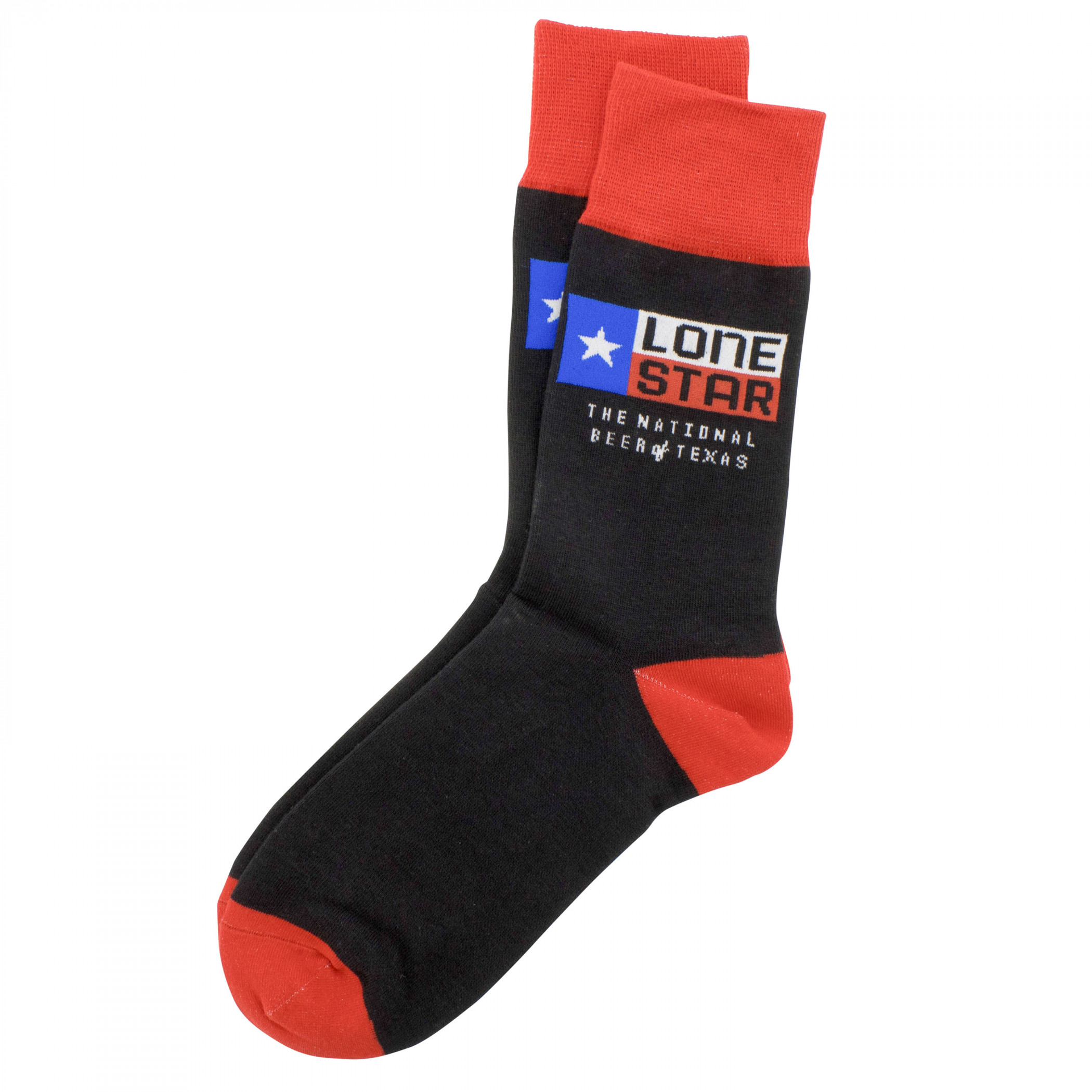 Lone Star Texas Flag Logo Crew Socks