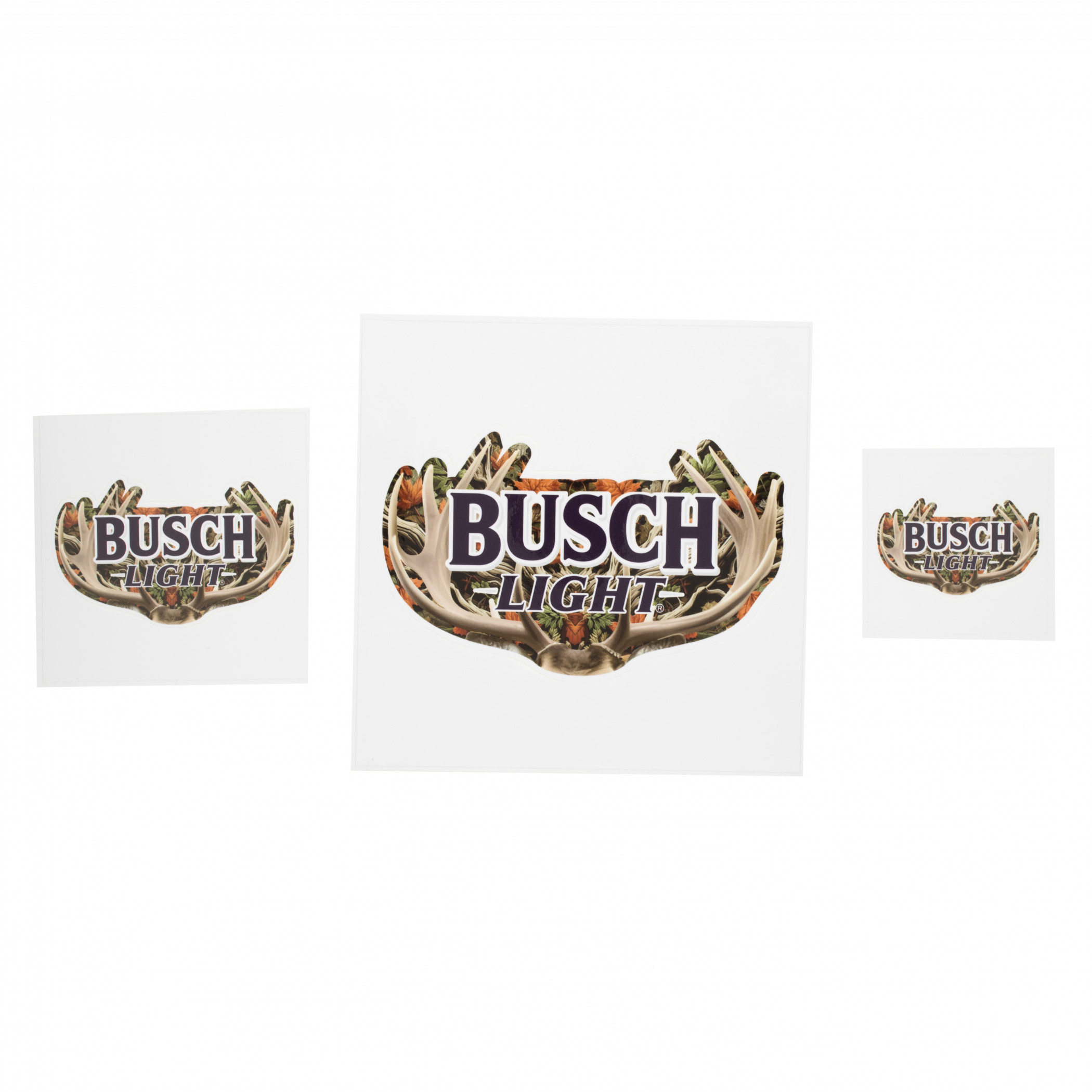 Busch Light Hunting Camo Sticker Various Sizes 3-Pack