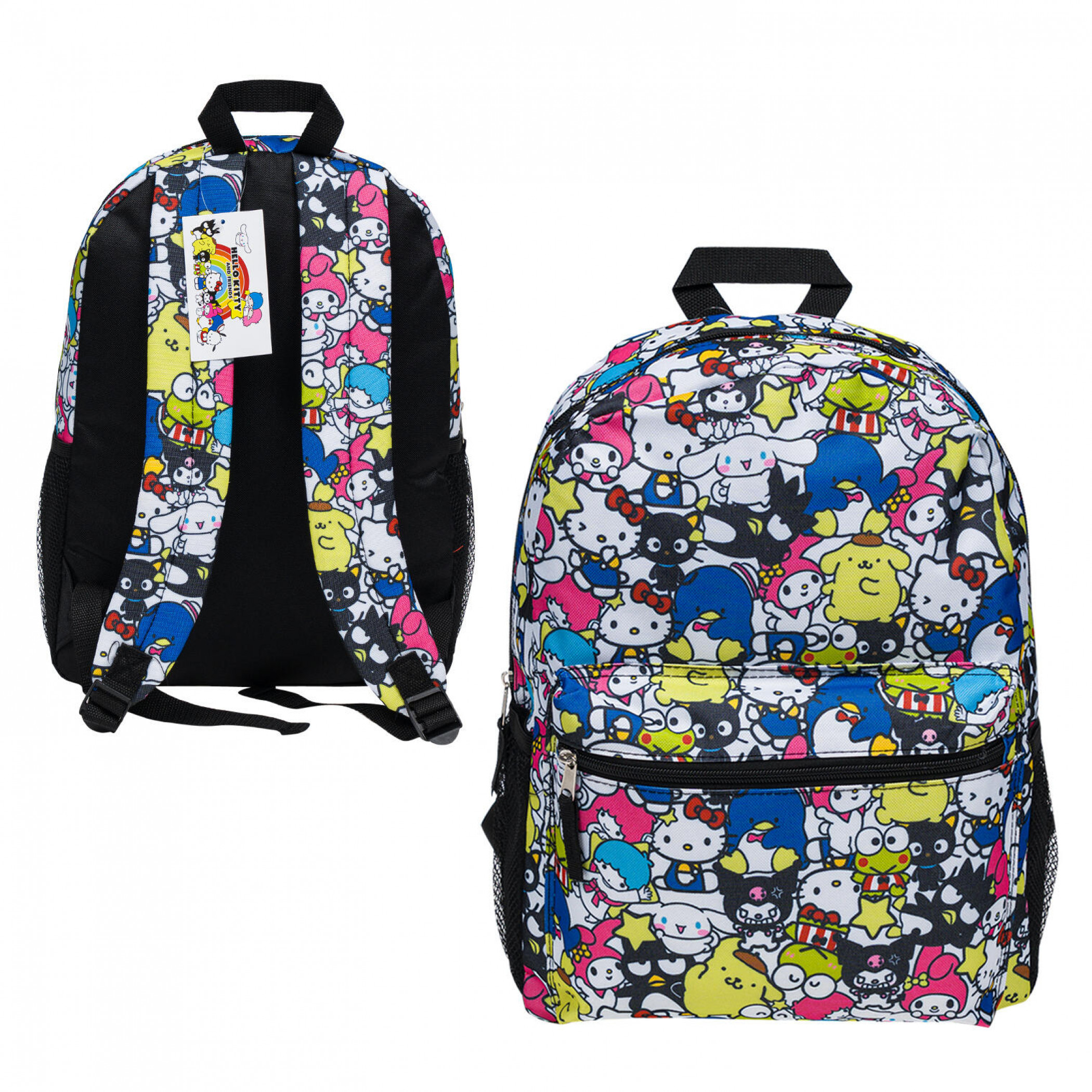 Hello Kitty and Friends Collage 16” Backpack, Multi-Color