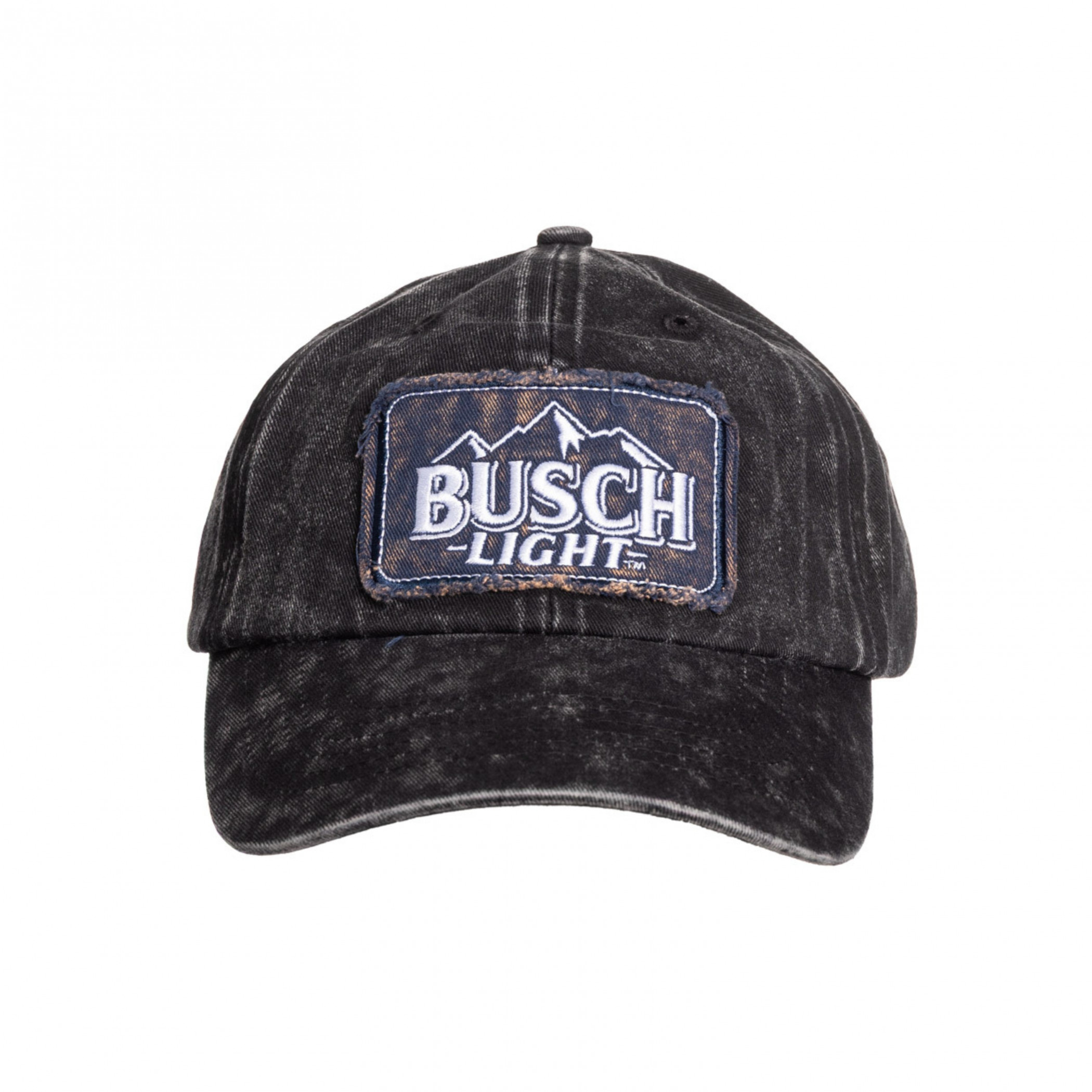Busch Light Logo Mineral Wash Grey Colorway Adjustable Hat