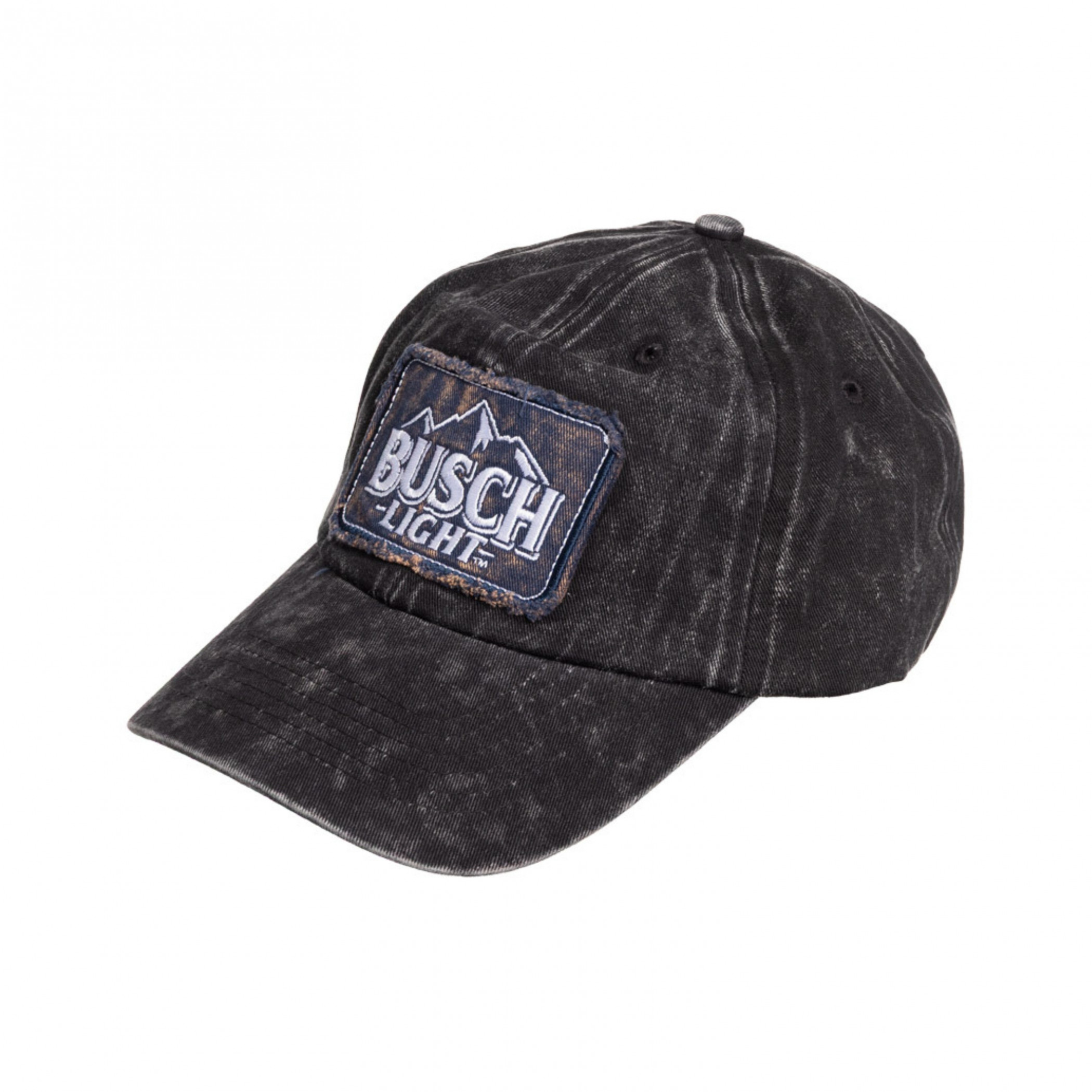 Busch Light Logo Mineral Wash Grey Colorway Adjustable Hat